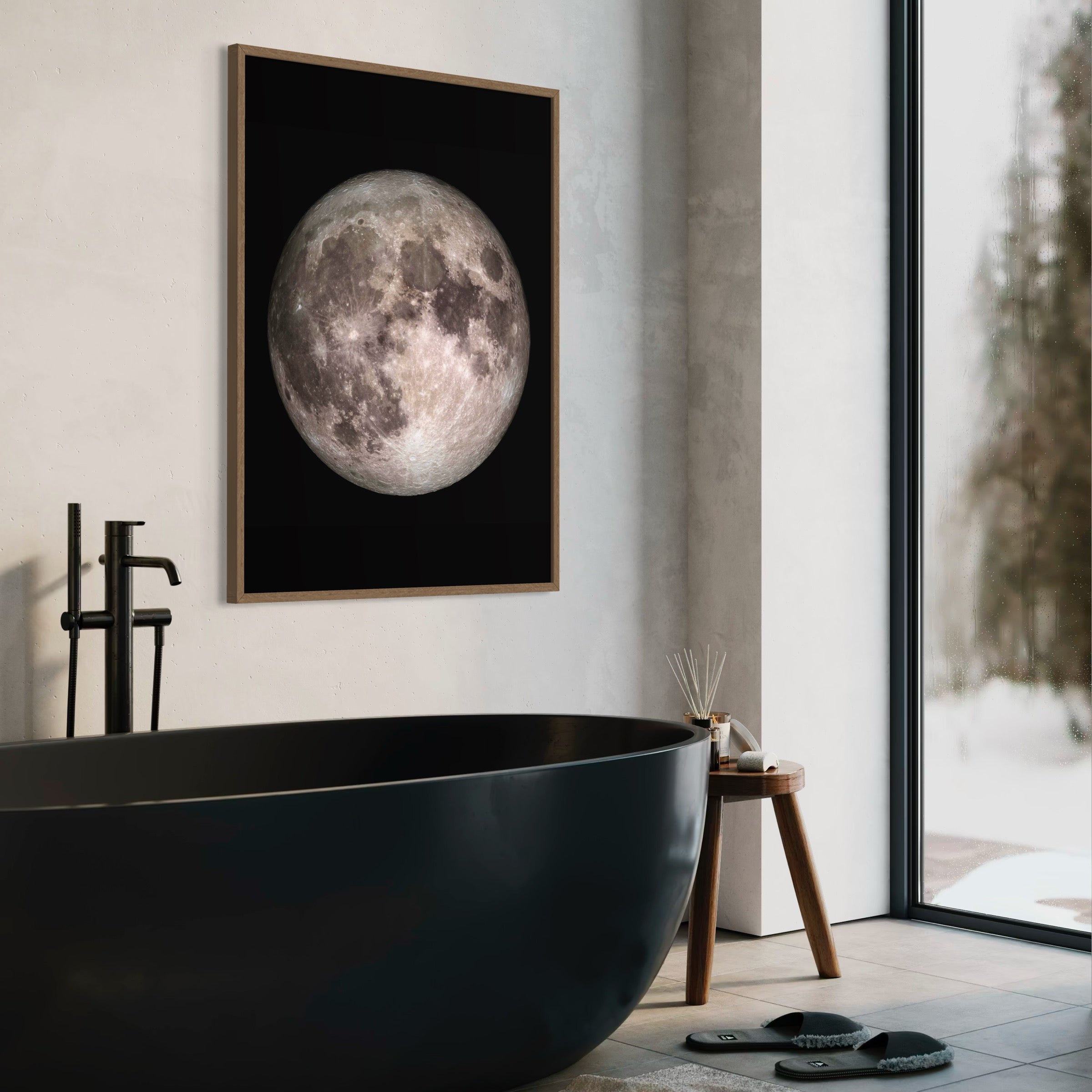 Full Moon - Moderno Wall Art Wall Art