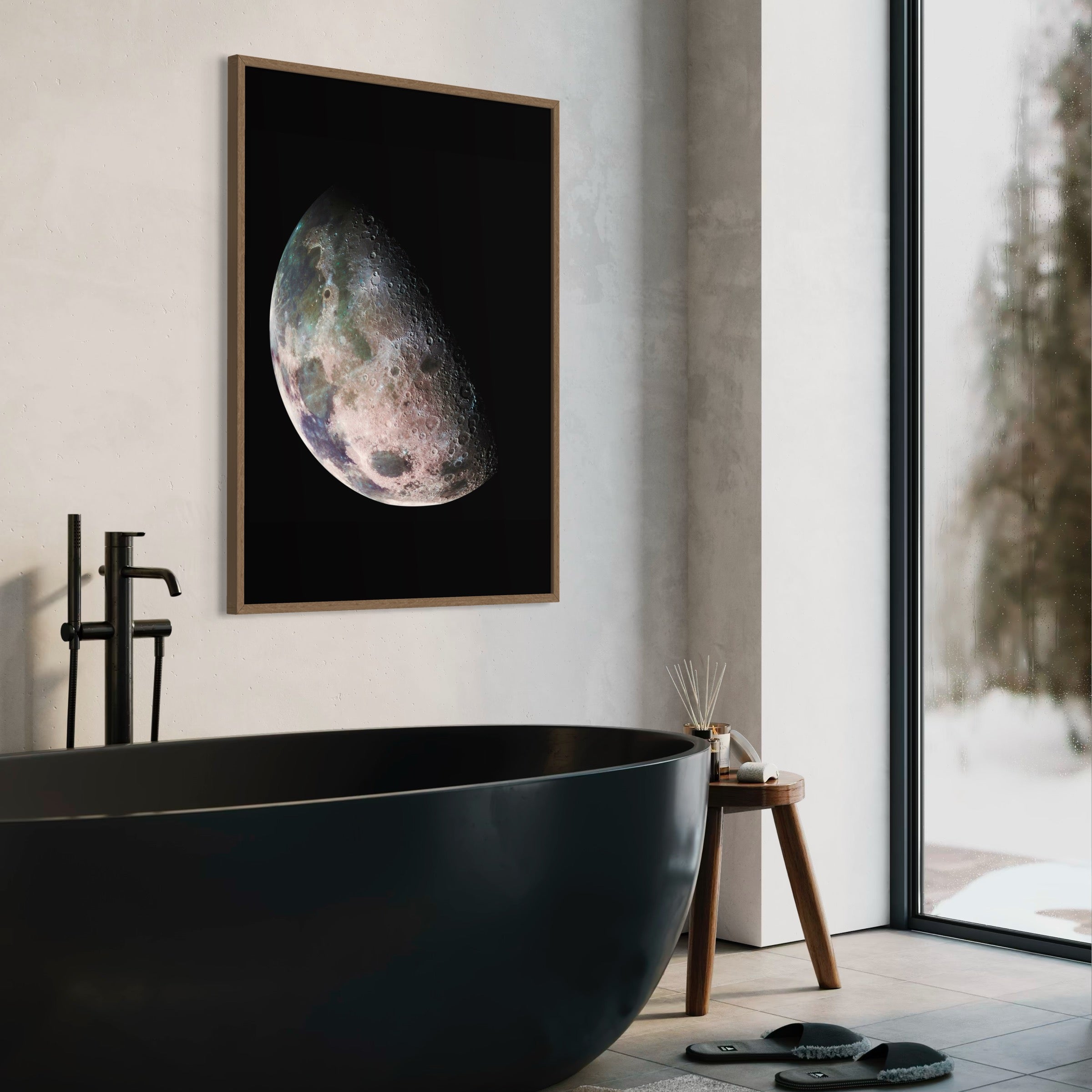 Lunar Glow - Moderno Wall Art Wall Art