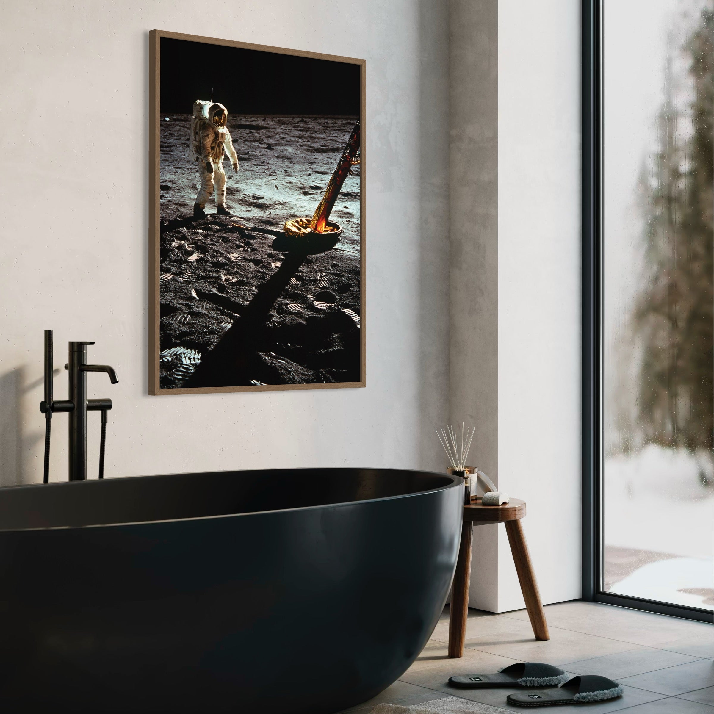 First Steps Beyond Earth - Moderno Wall Art Wall Art