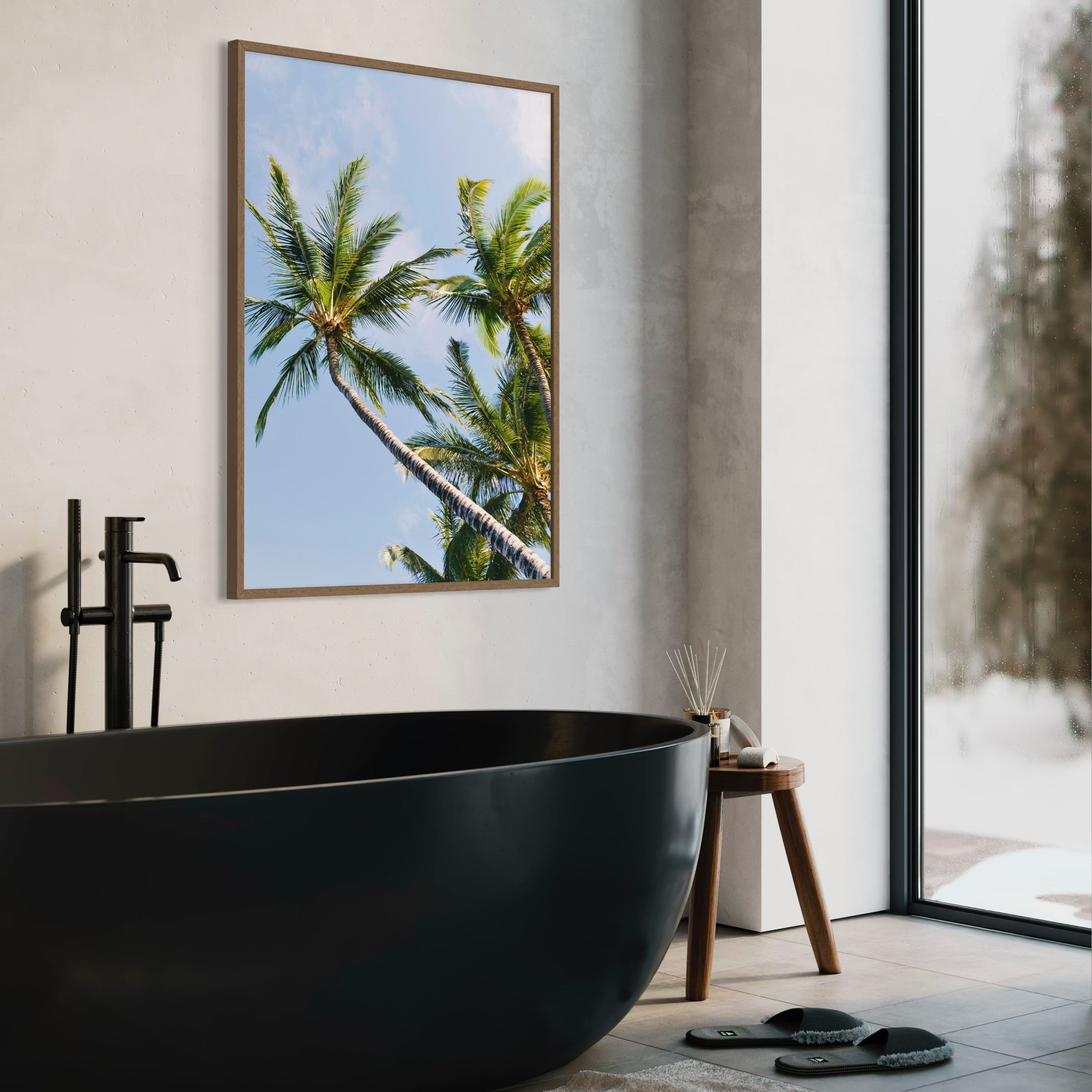 Beneath the Palms - Moderno Wall Art Wall Art