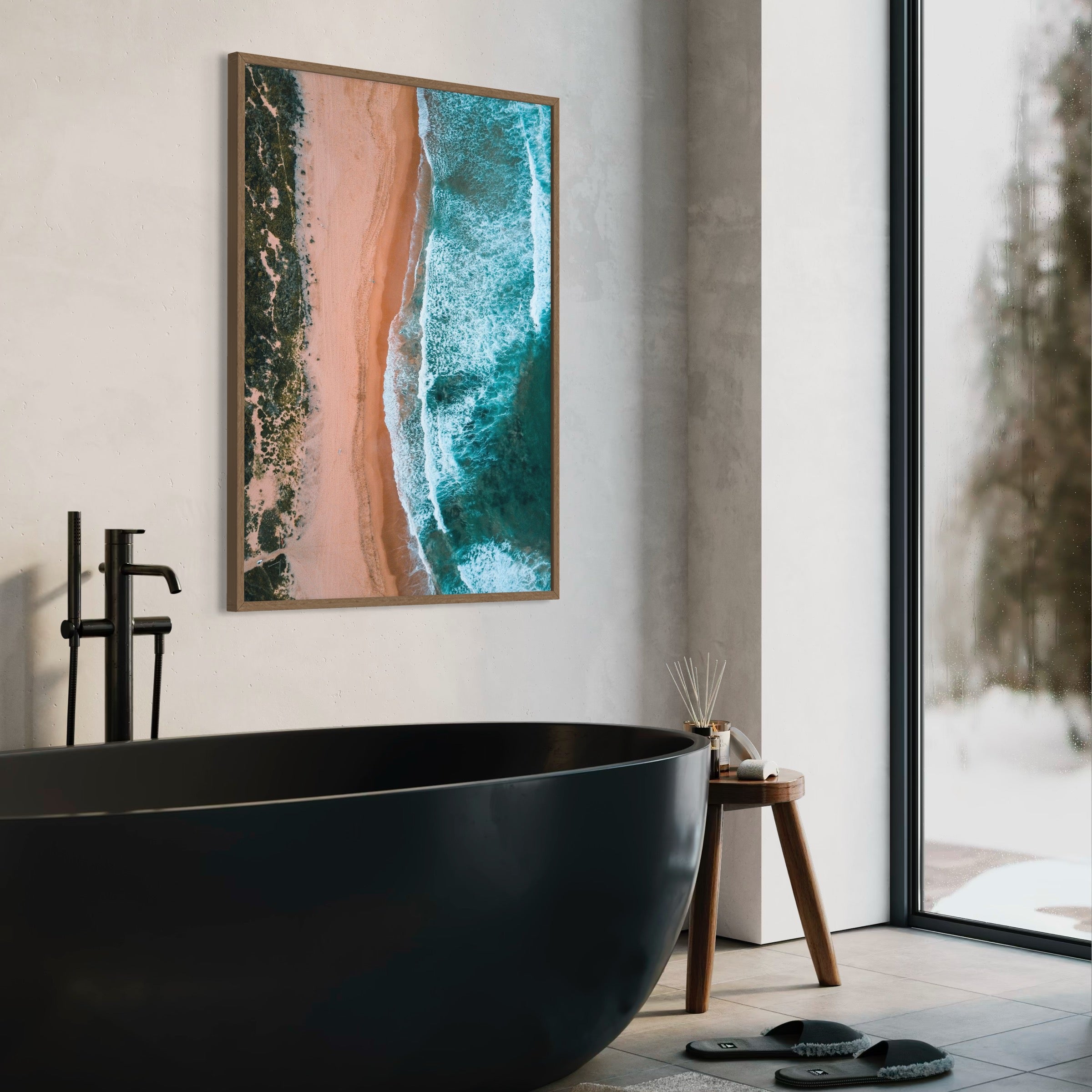 Waves of Mona Vale - Moderno Wall Art Wall Art