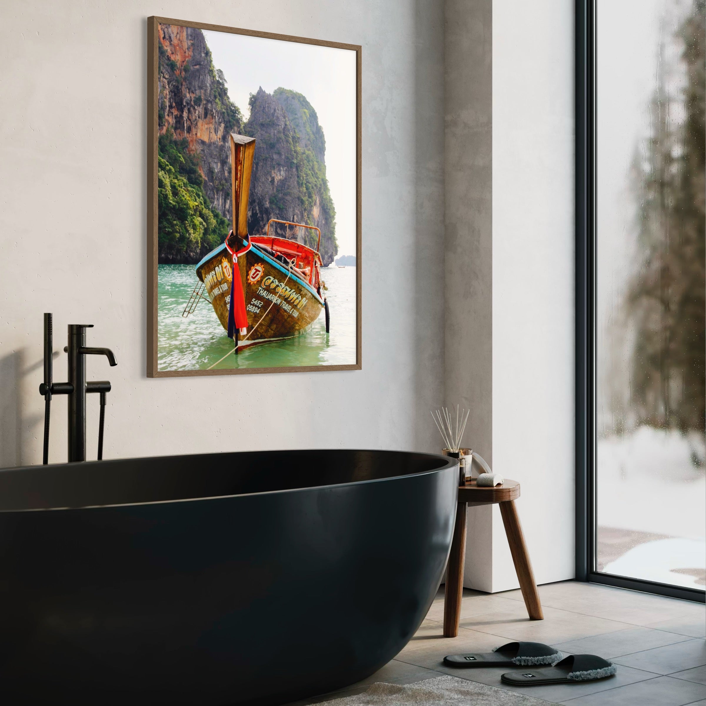 Thai Longtail Boat - Moderno Wall Art Wall Art