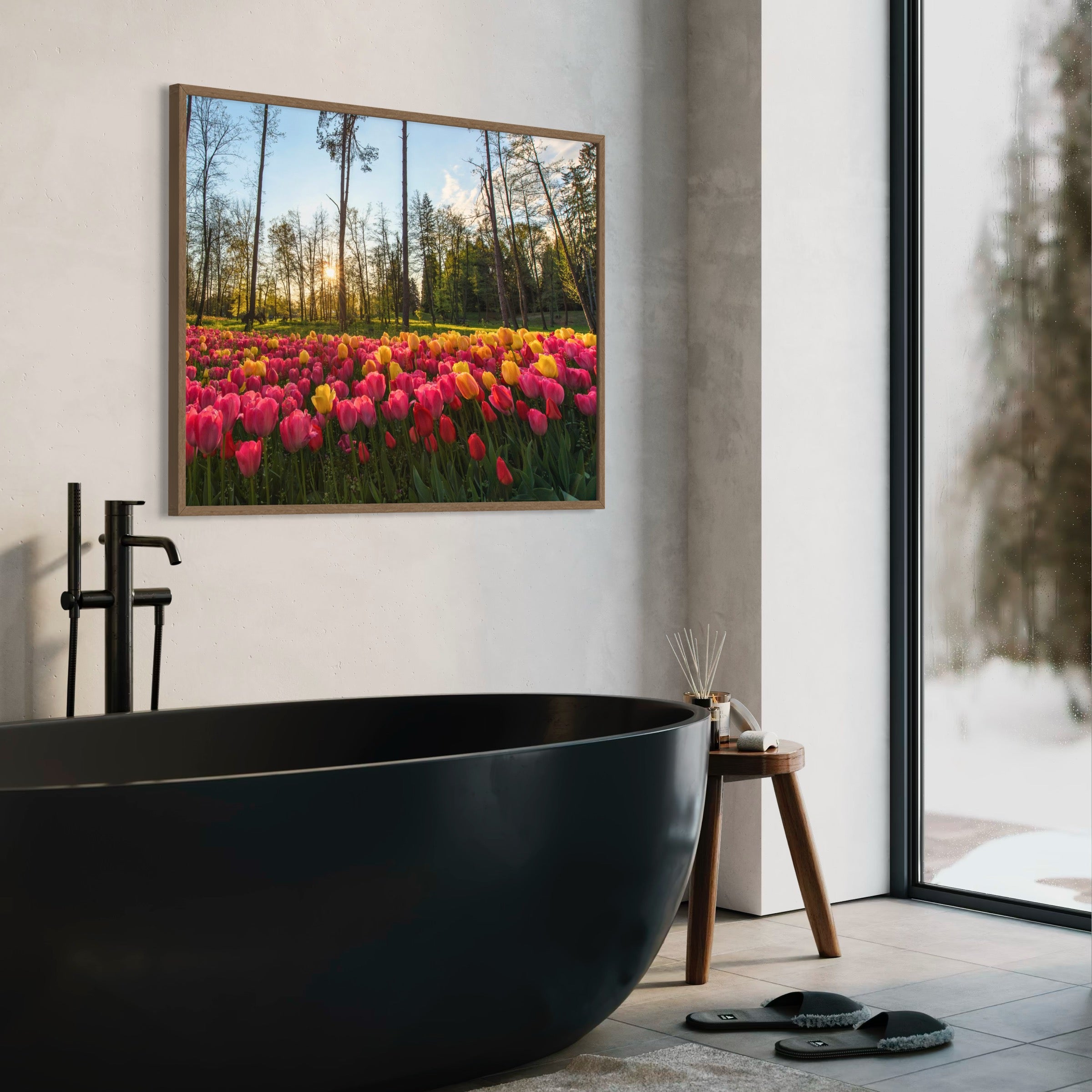 Volčji Potok in Bloom - Moderno Wall Art Wall Art