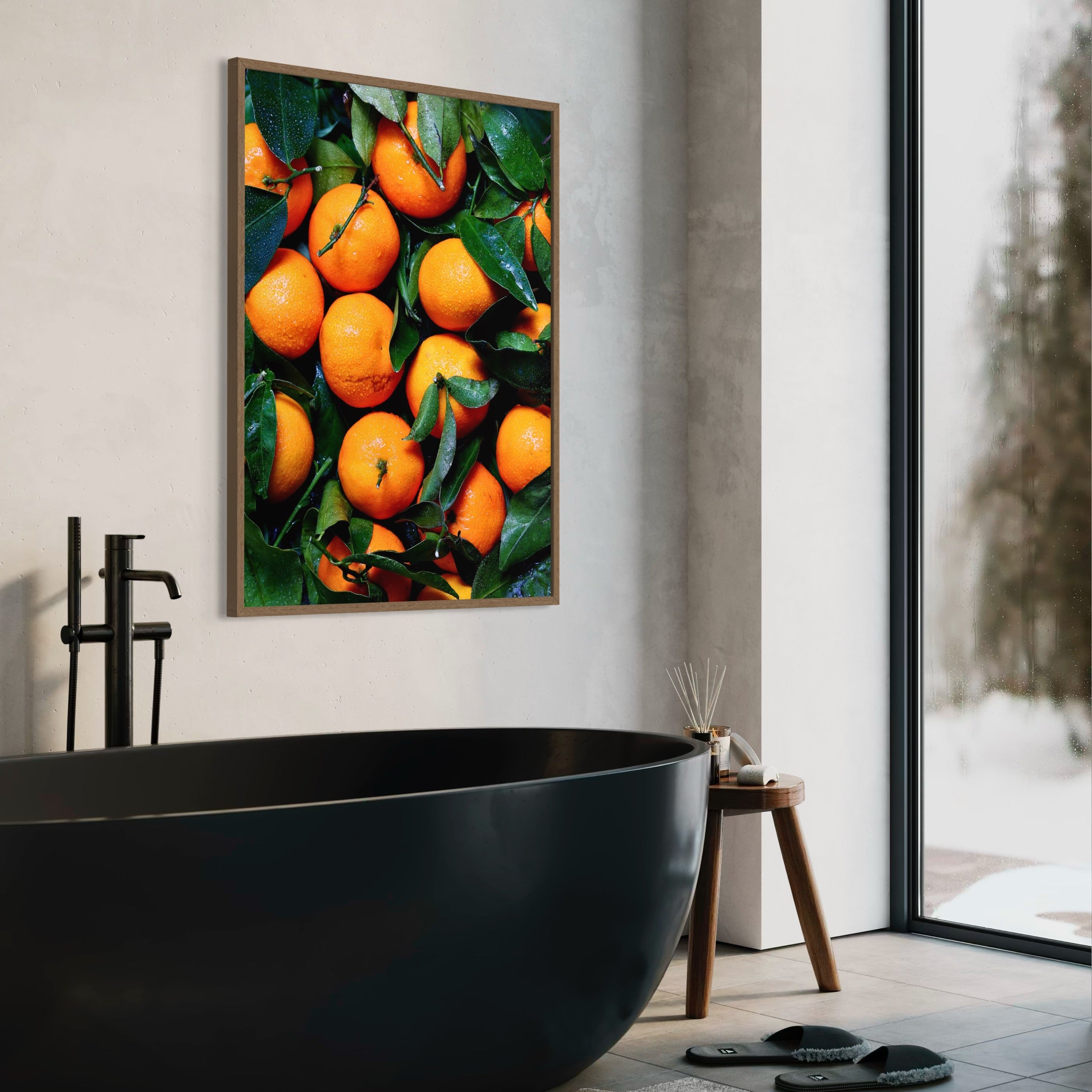 Freshly Washed Oranges - Moderno Wall Art