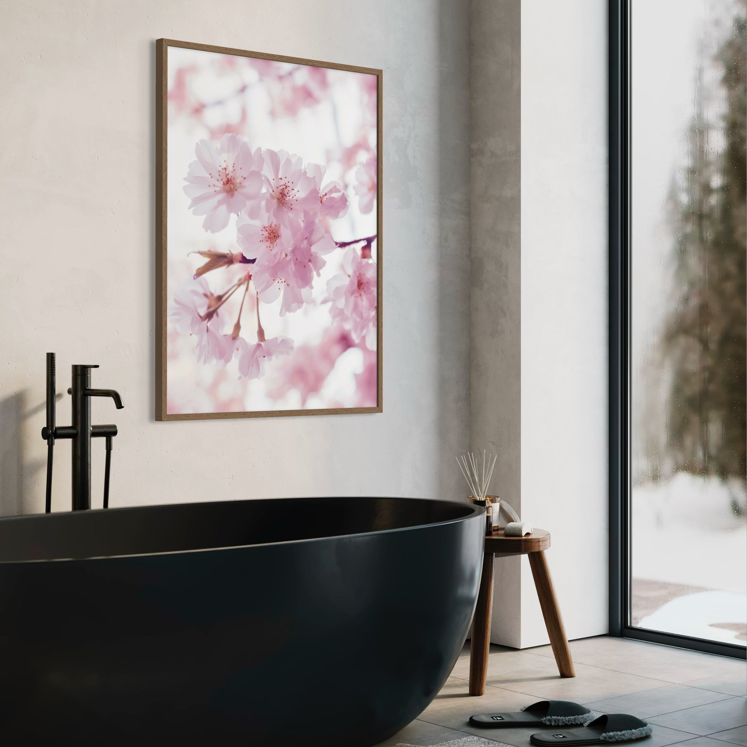 The Beauty of Sakura - Moderno Wall Art Wall Art