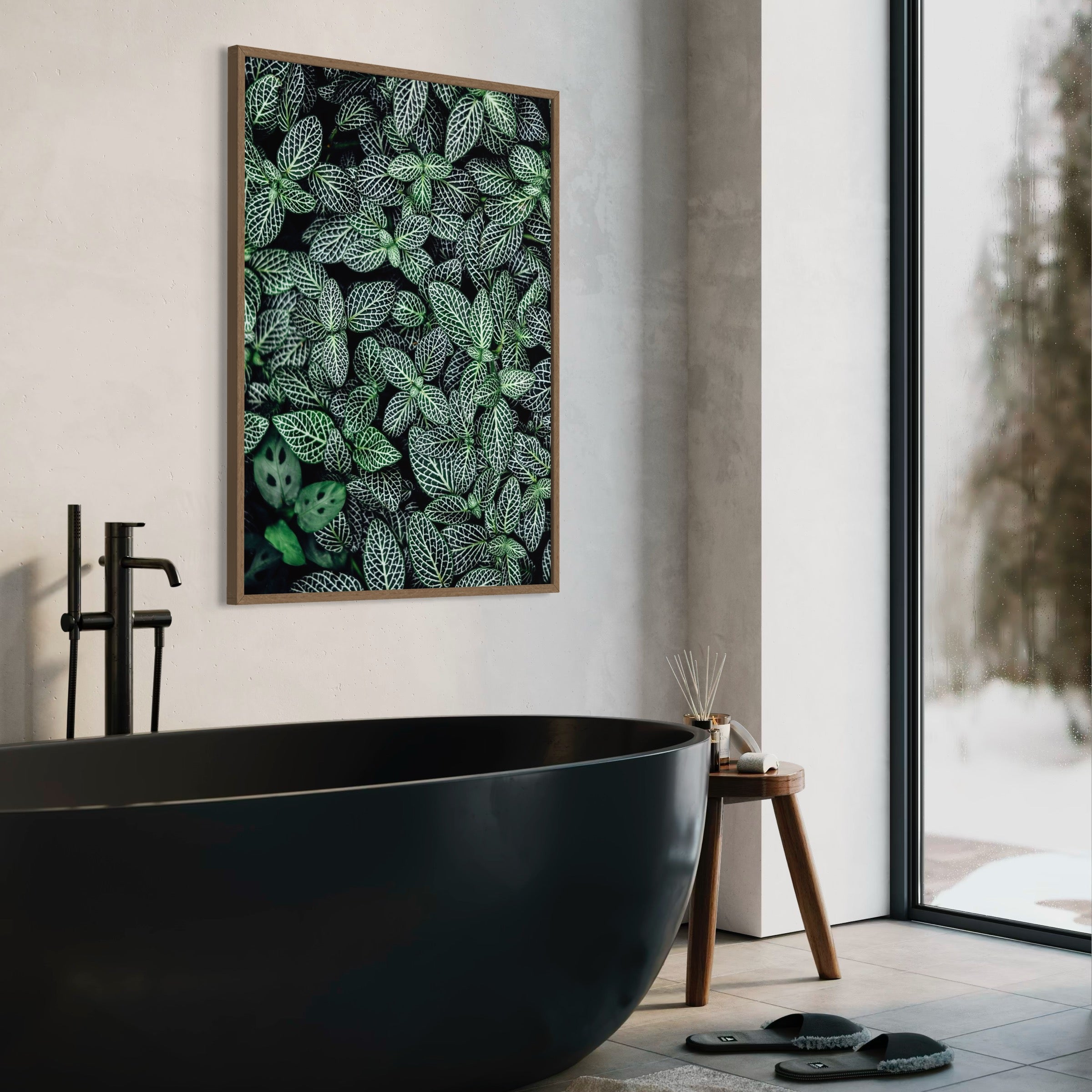 Intricate Greenery - Moderno Wall Art Wall Art