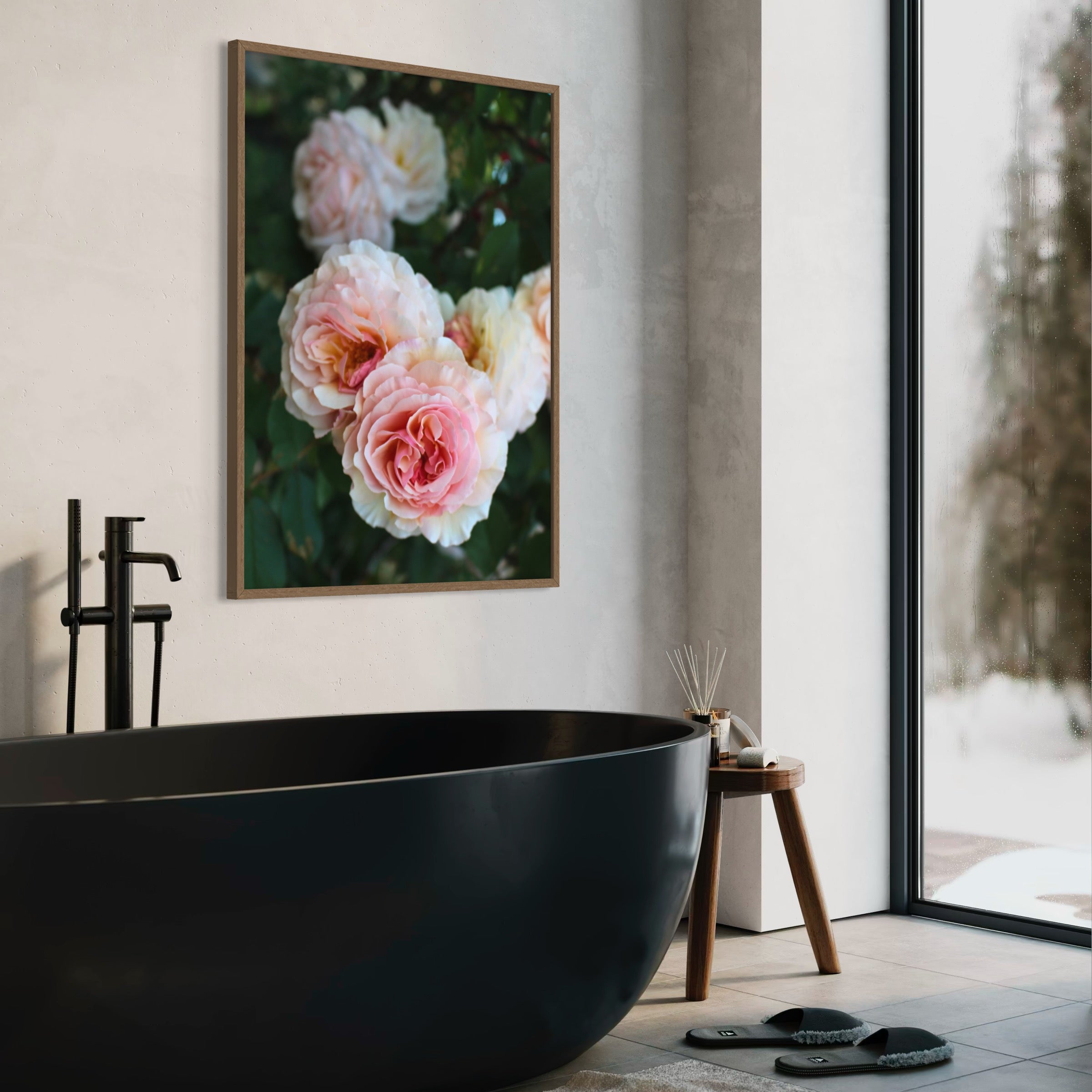 Timeless Beauty in the Garden - Moderno Wall Art Wall Art