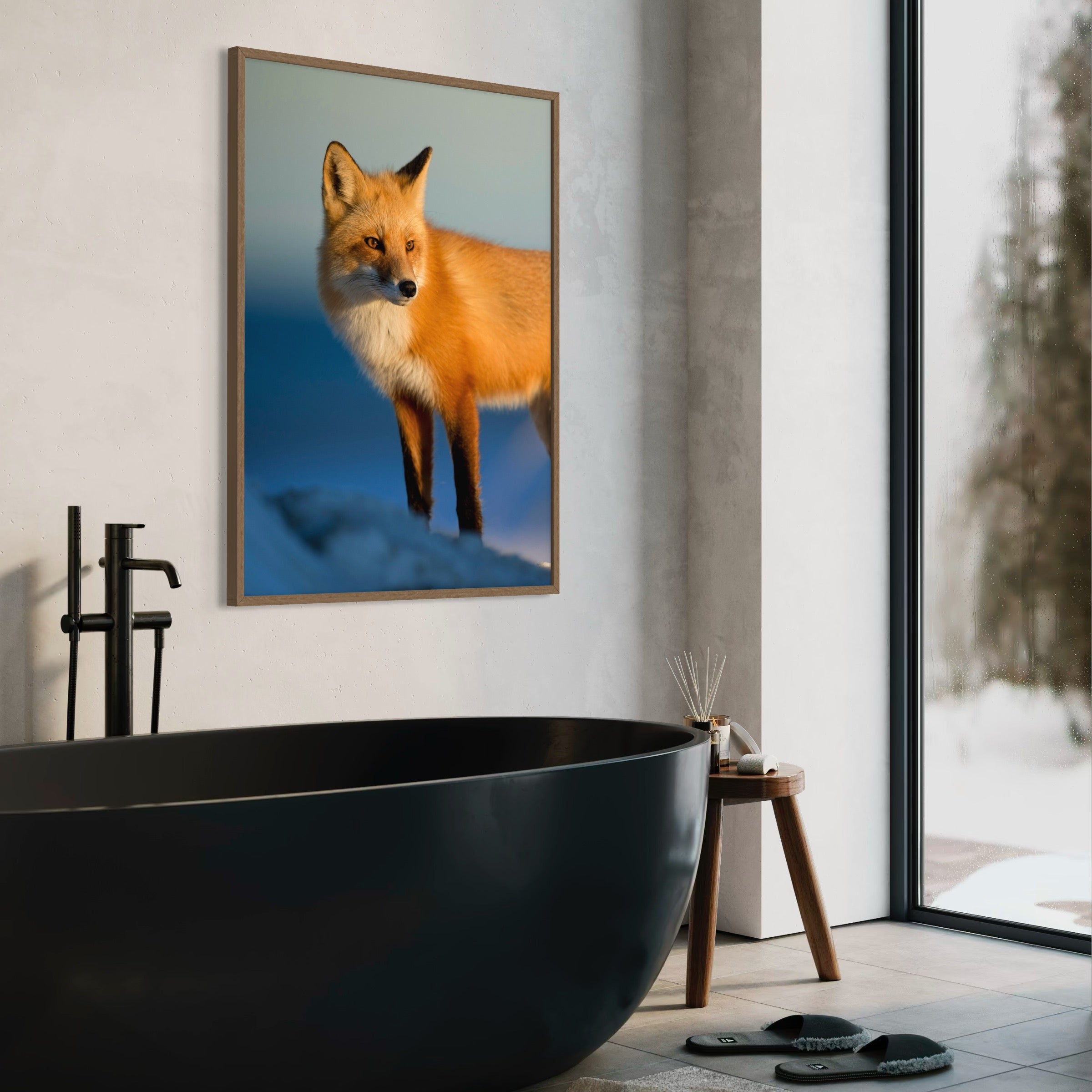 Sunrise Watcher - Moderno Wall Art Wall Art