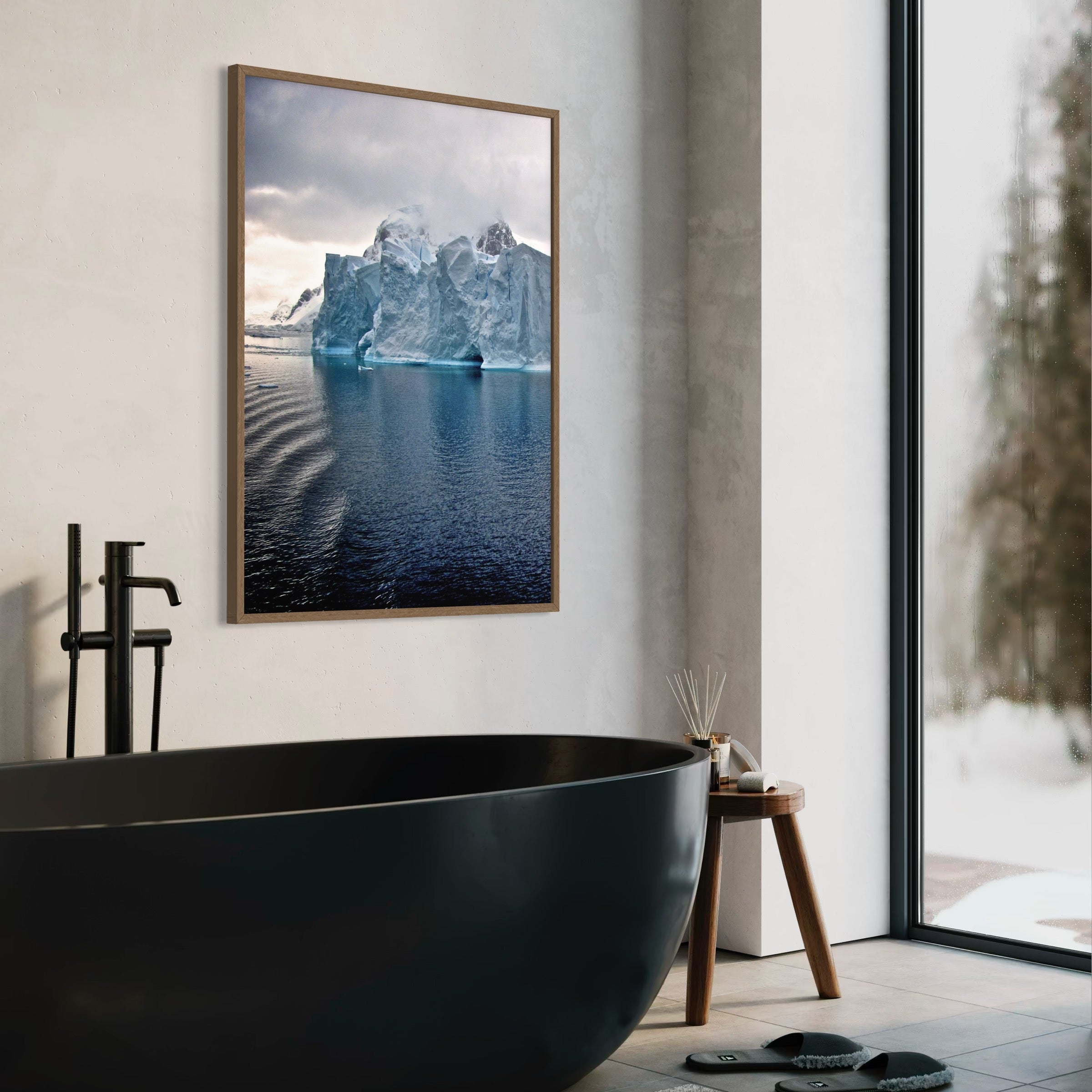 Antarctic Iceberg - Moderno Wall Art Wall Art