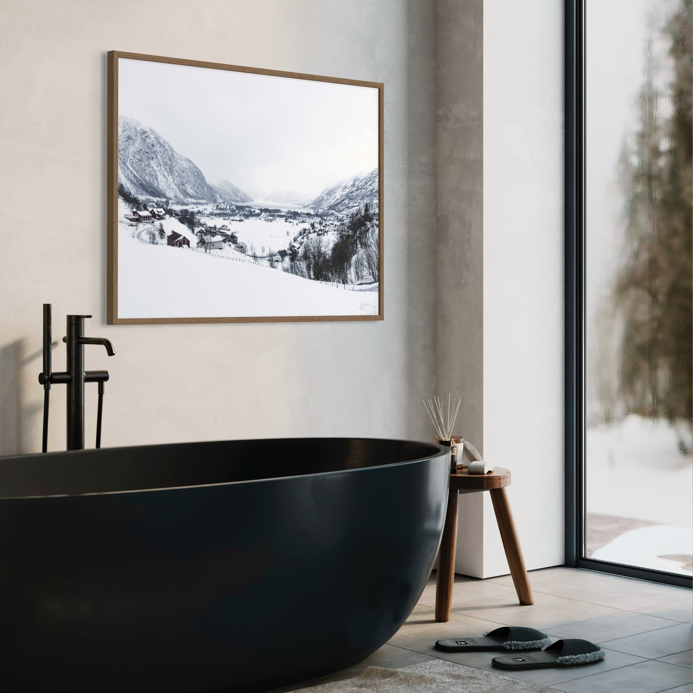 Nordic Winter Wonderland - Moderno Wall Art Wall Art