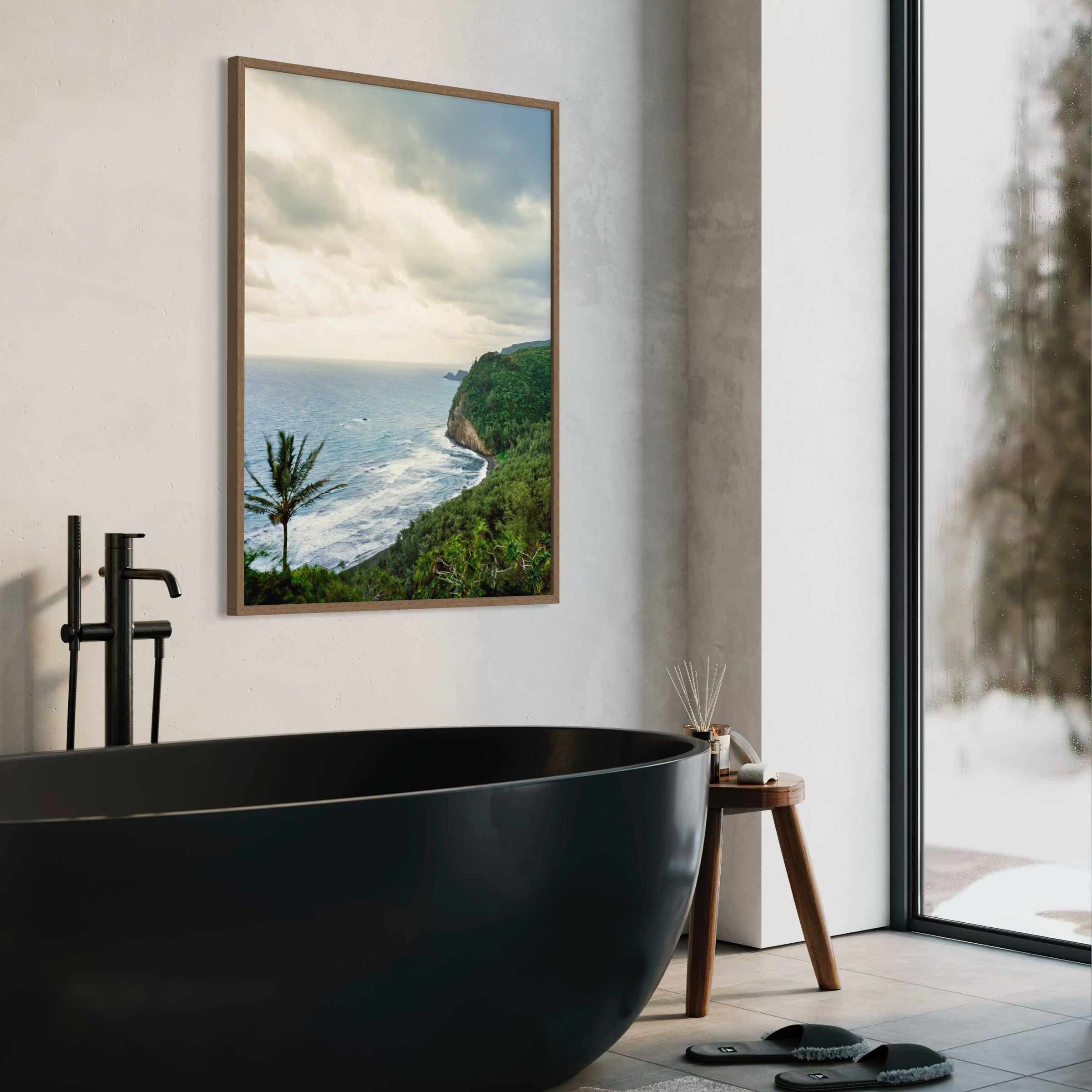 Hawaii's Oahu Island - Moderno Wall Art Wall Art