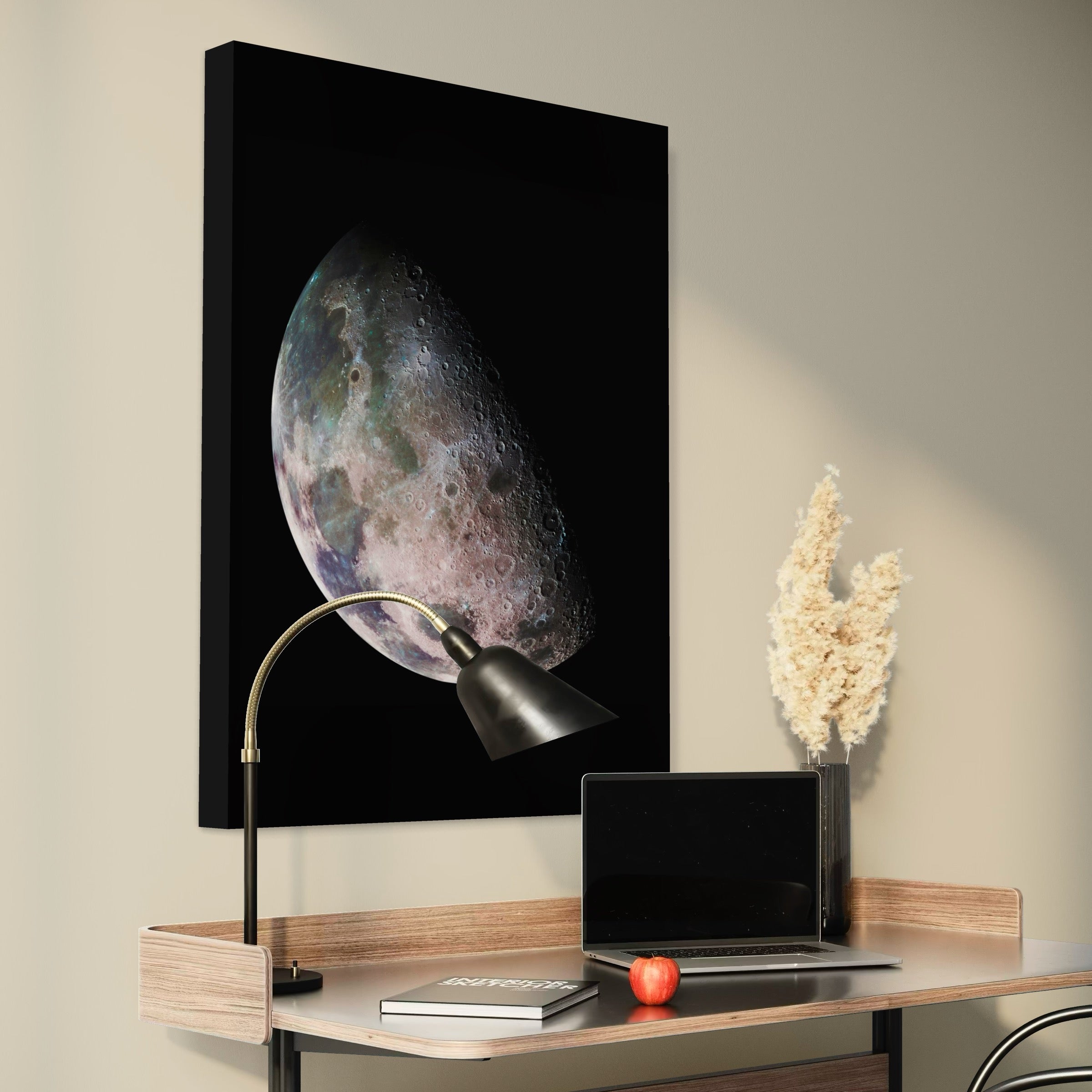 Lunar Glow - Moderno Wall Art Wall Art