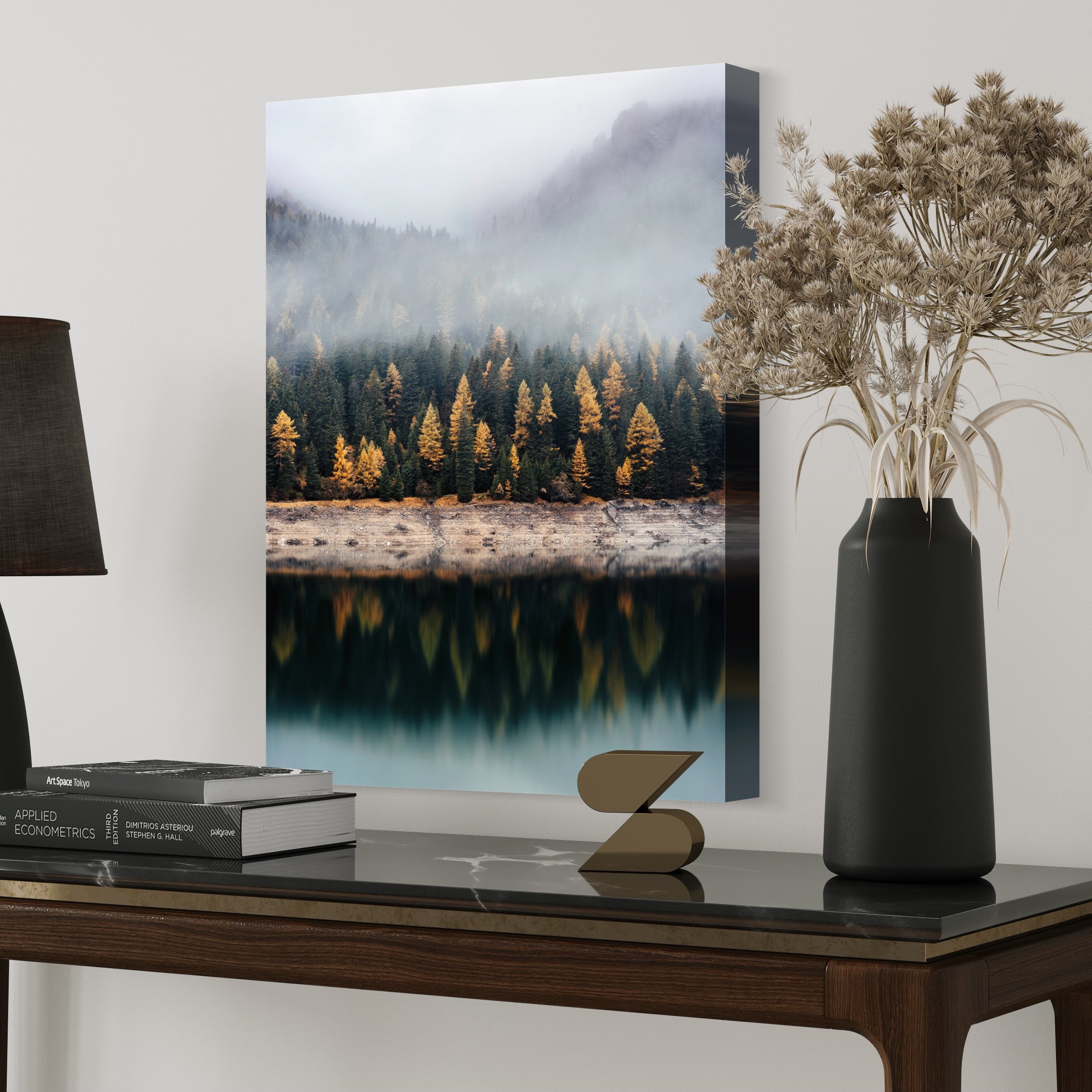 Foggy Reflections - Moderno Wall Art Wall Art