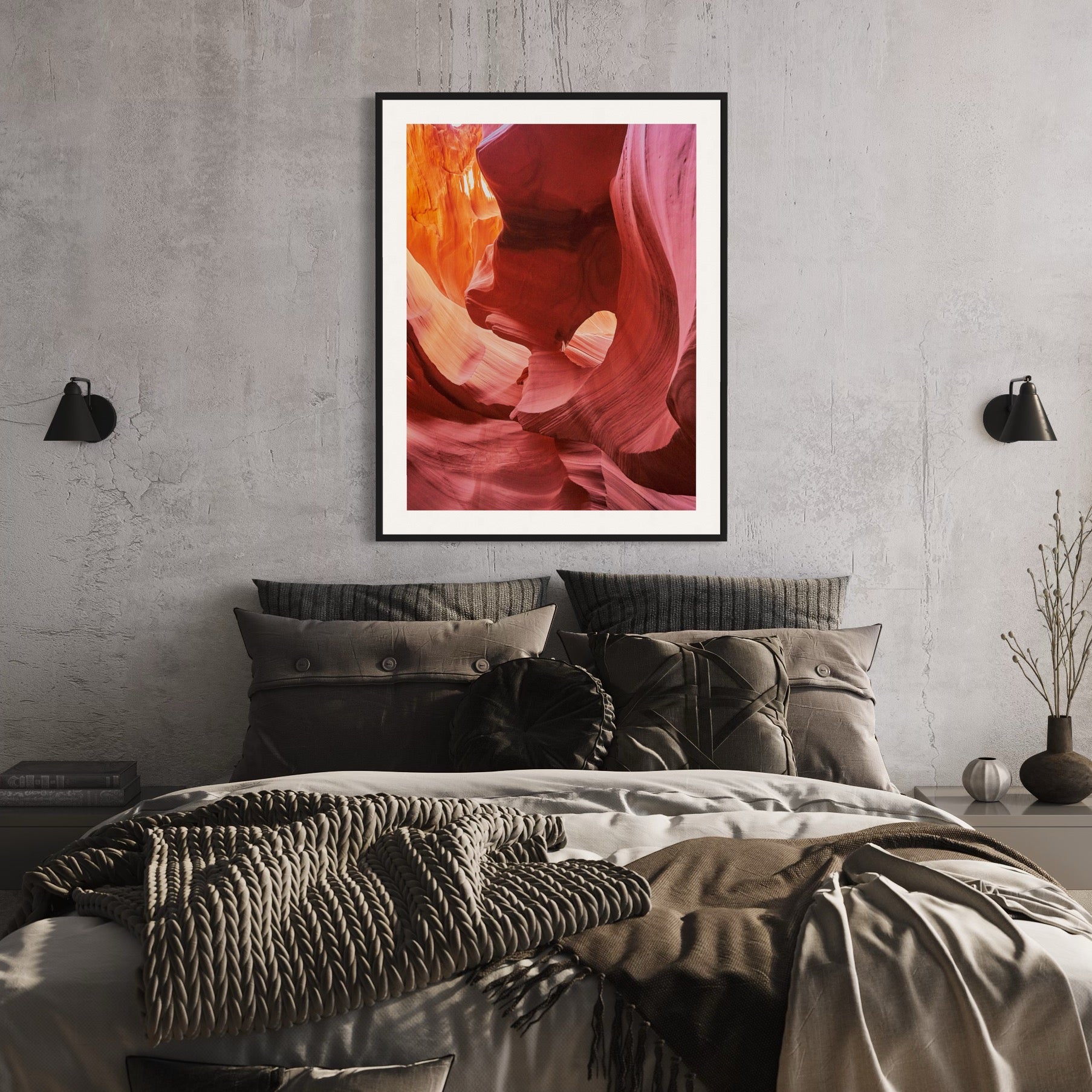 Desert Caves II - Moderno Wall Art Wall Art