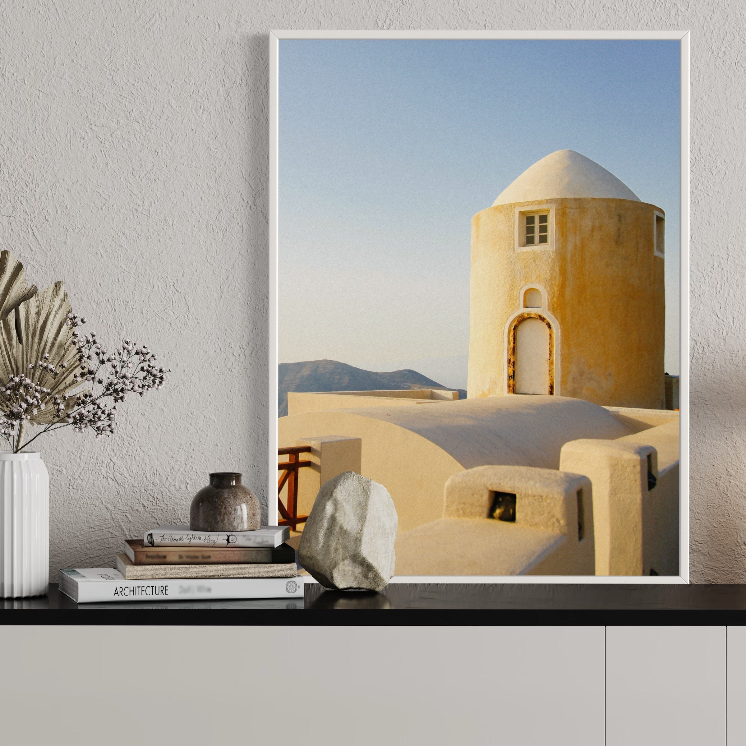 Santorini Architecture - Moderno Wall Art Wall Art