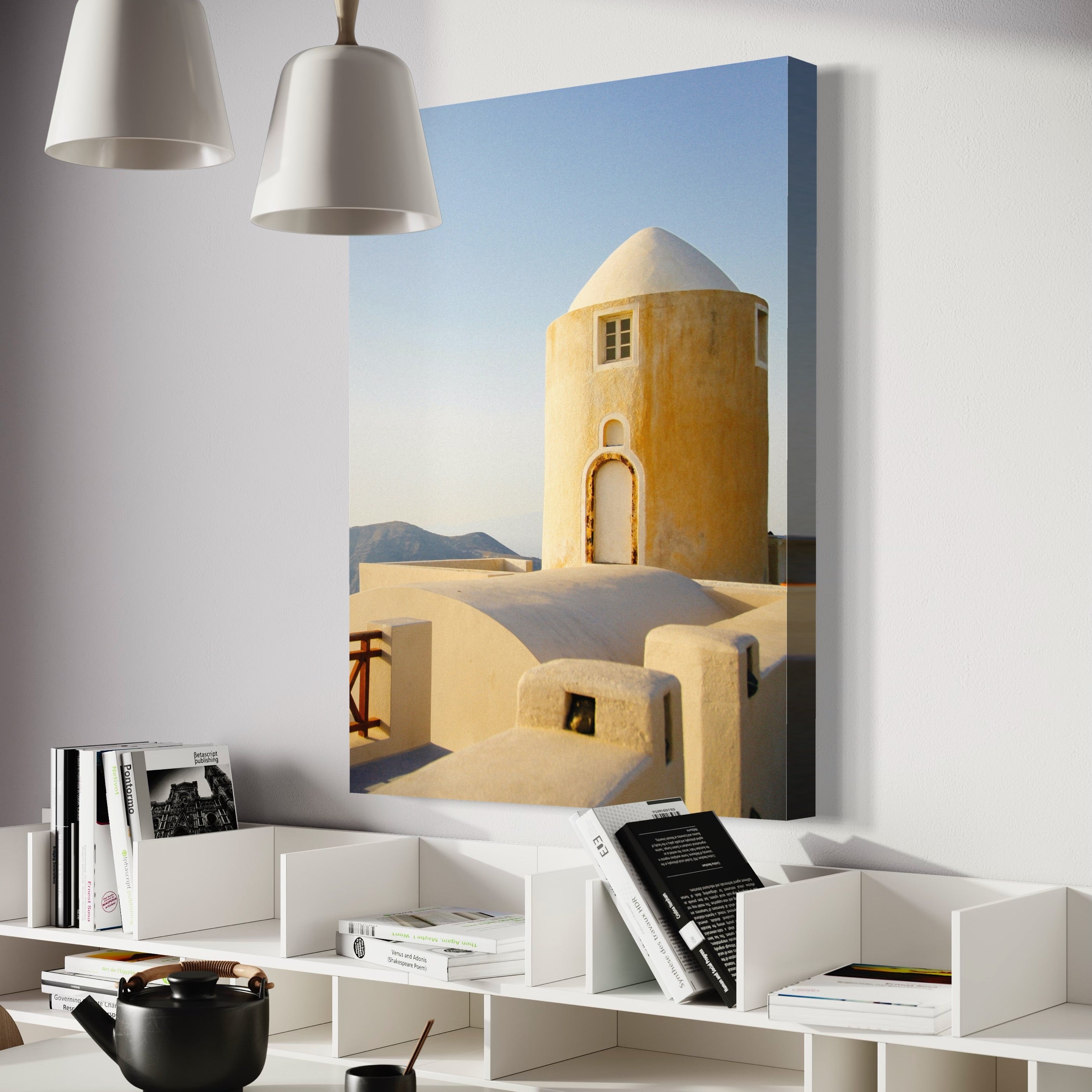 Santorini Architecture - Moderno Wall Art Wall Art