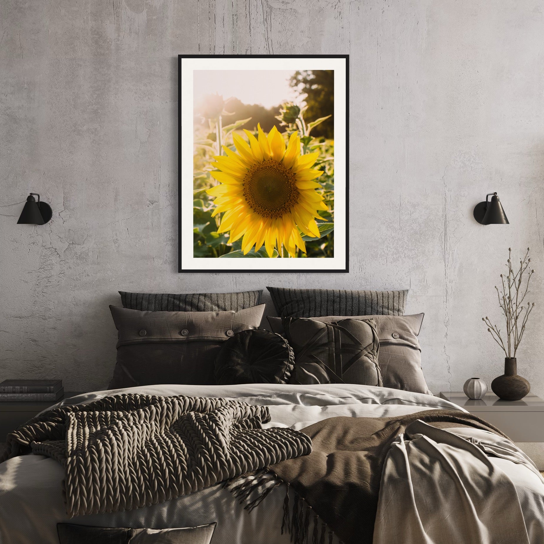Summer Sunflower - Moderno Wall Art Wall Art