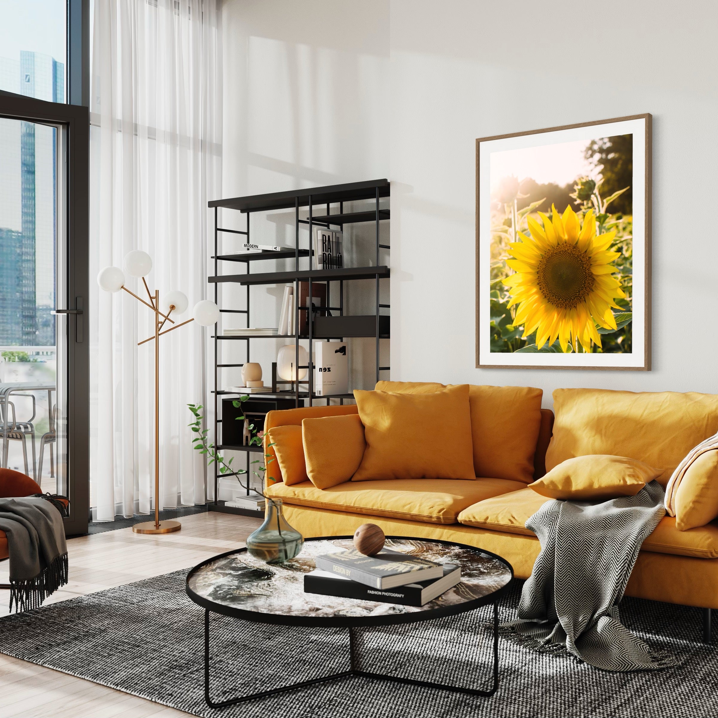 Summer Sunflower - Moderno Wall Art Wall Art