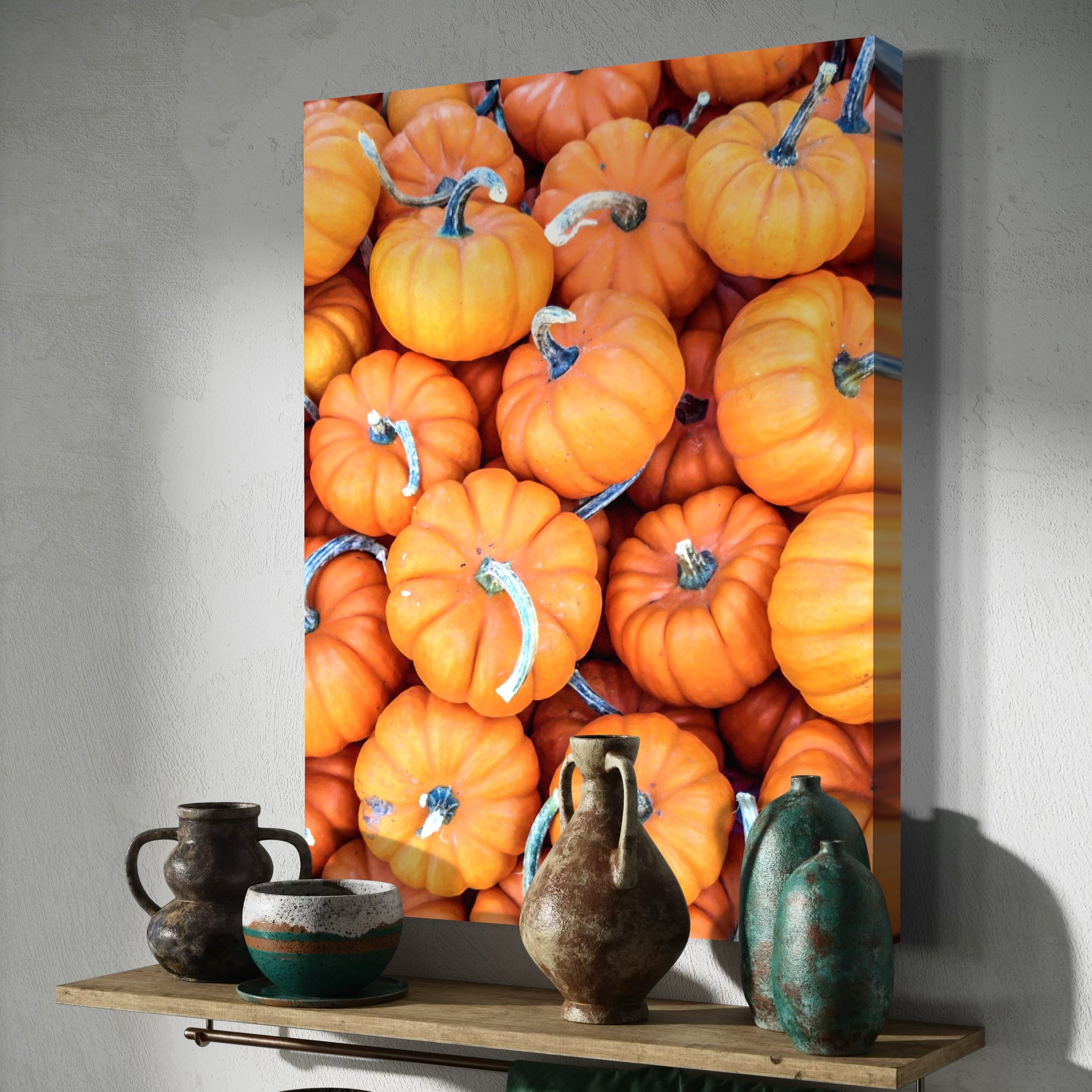 Pile of Pumpkins - Moderno Wall Art Wall Art
