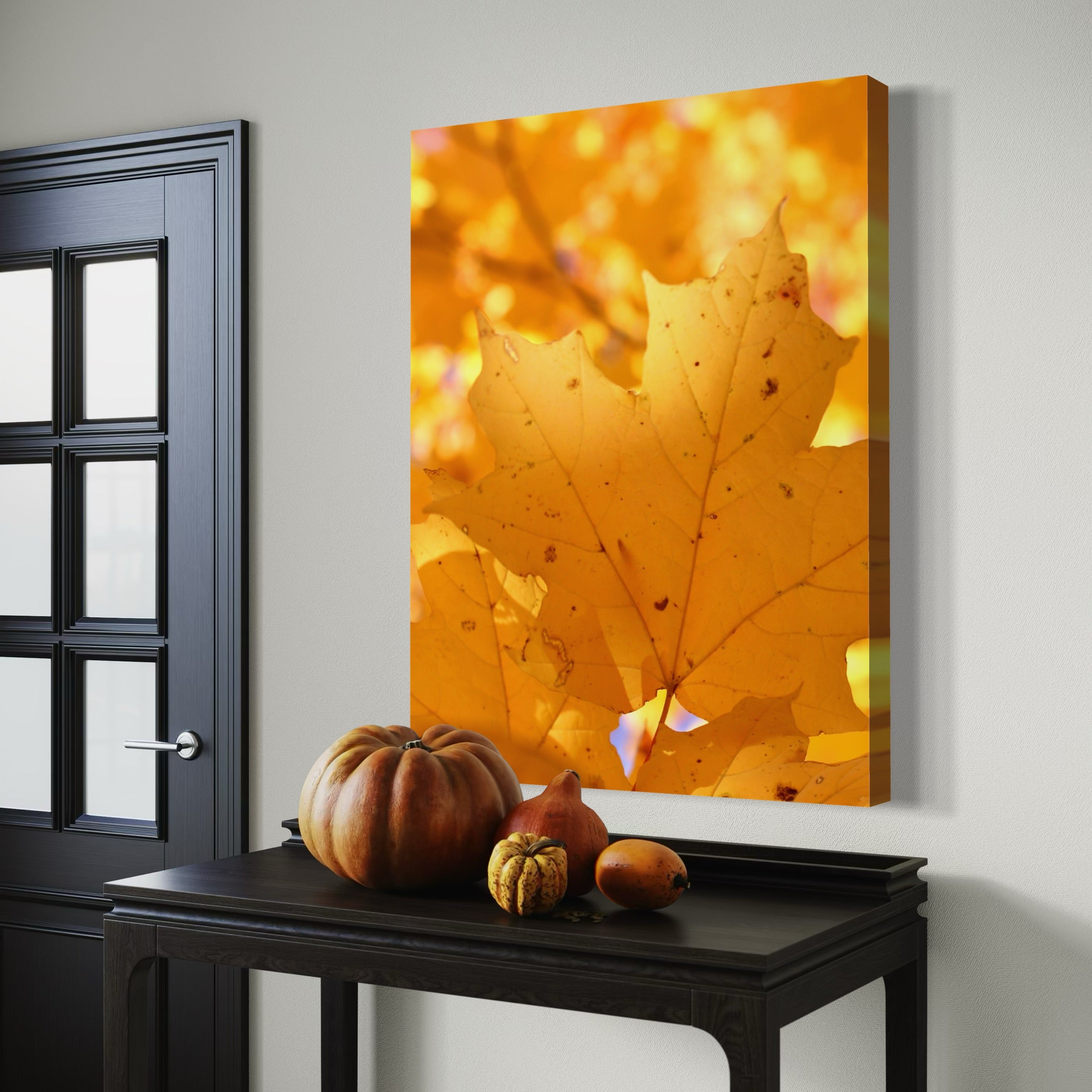 Yellow Leaves - Moderno Wall Art