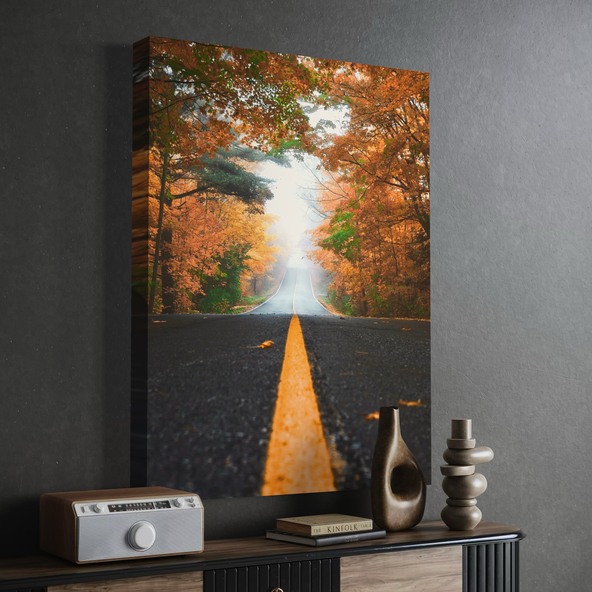 Road to Autumn - Moderno Wall Art Wall Art