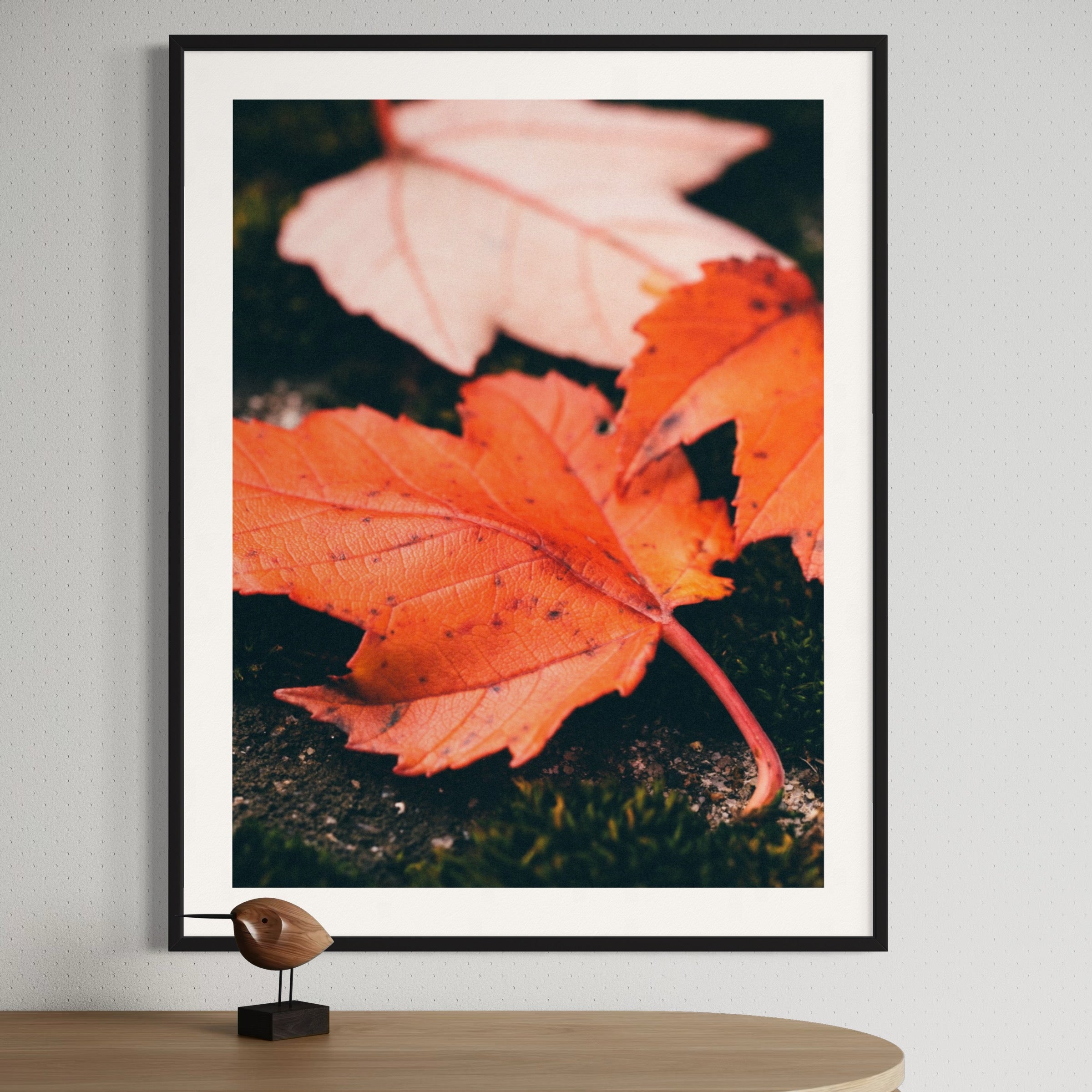 Red Maple Leaves - Moderno Wall Art Wall Art