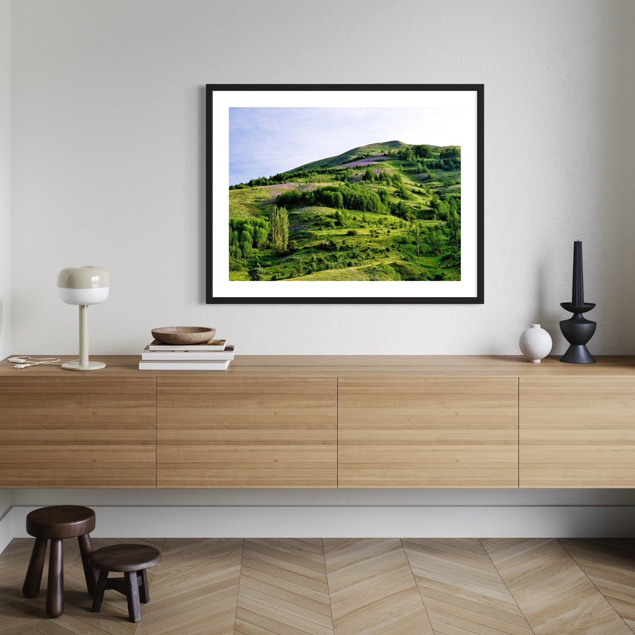 Lush Hillside - Moderno Wall Art Wall Art