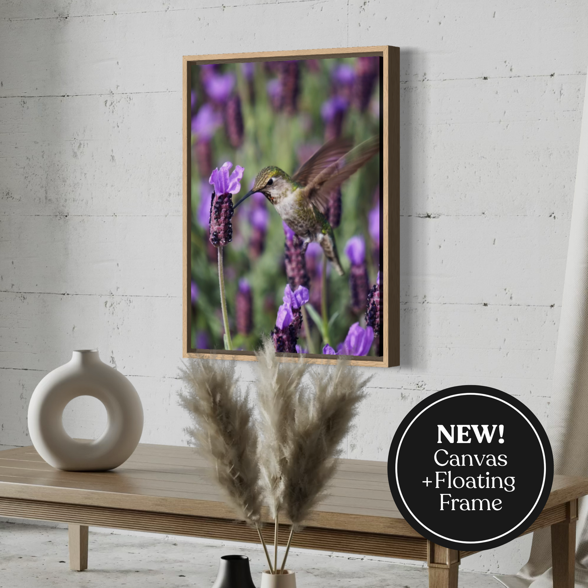 Hummingbird & Spanish Lavender