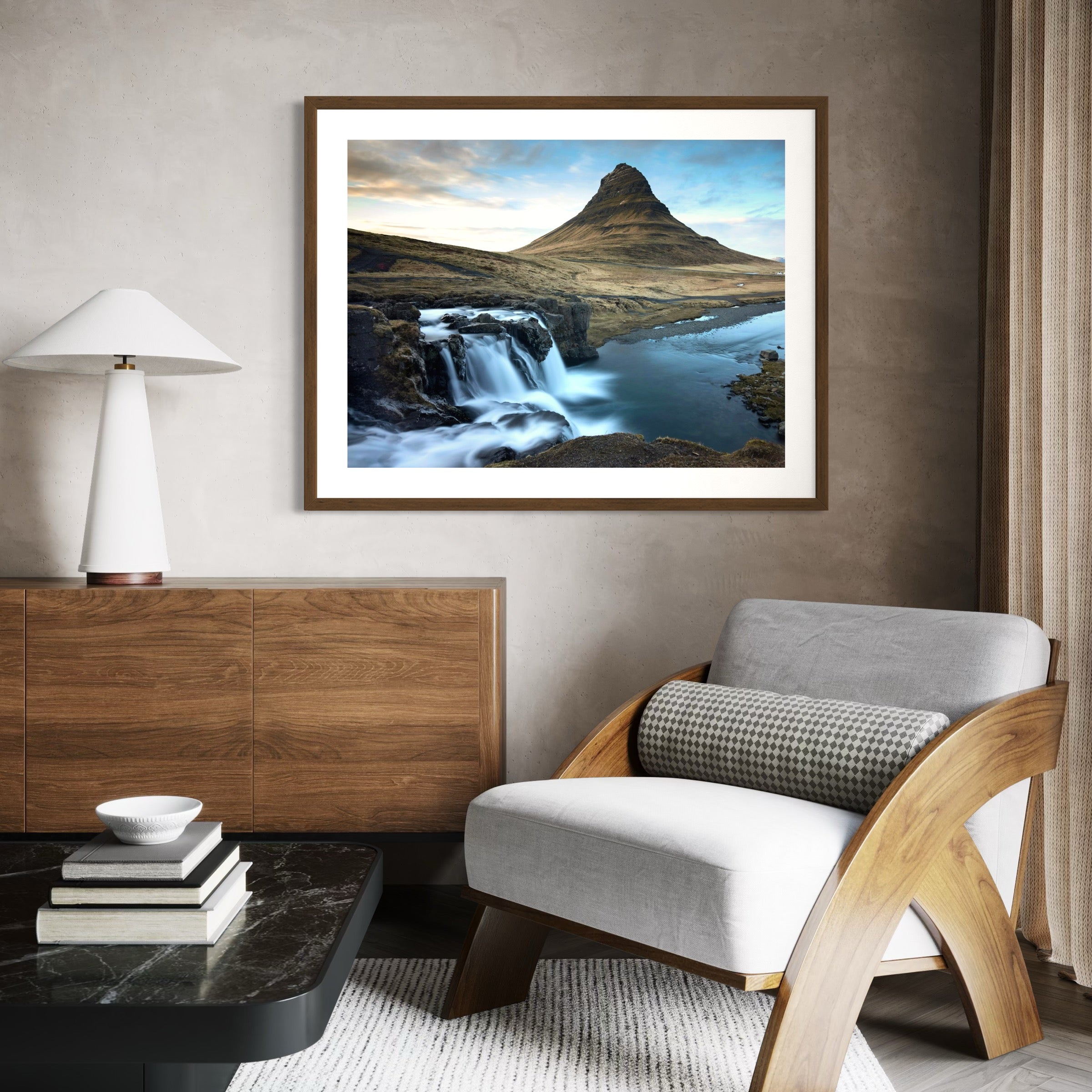Kirkjufell Serenity - Moderno Wall Art Wall Art