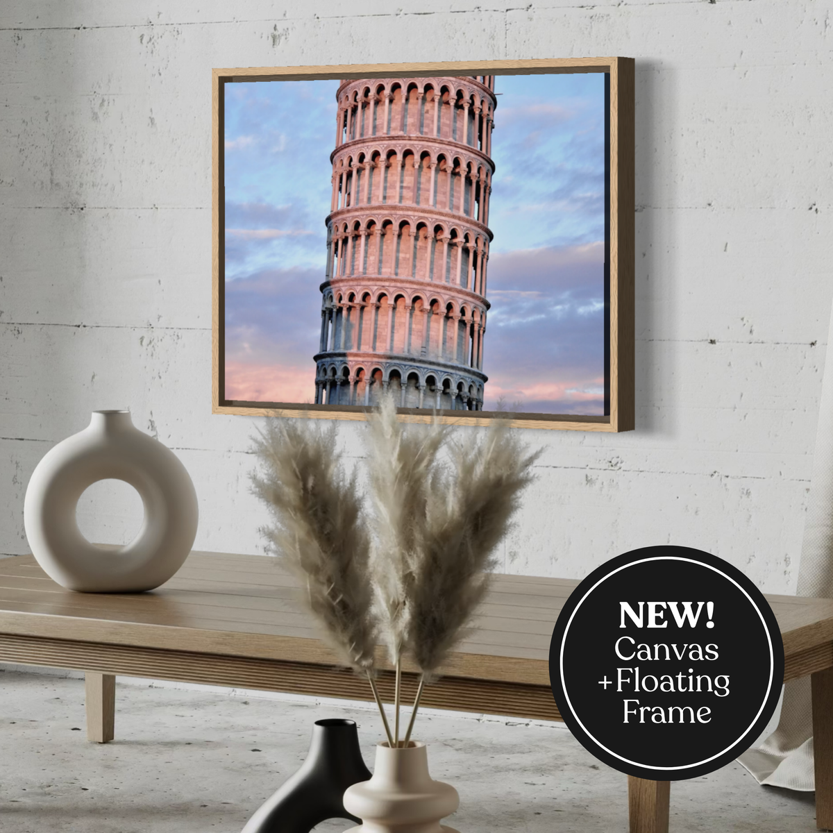 Pink Glow Over Pisa