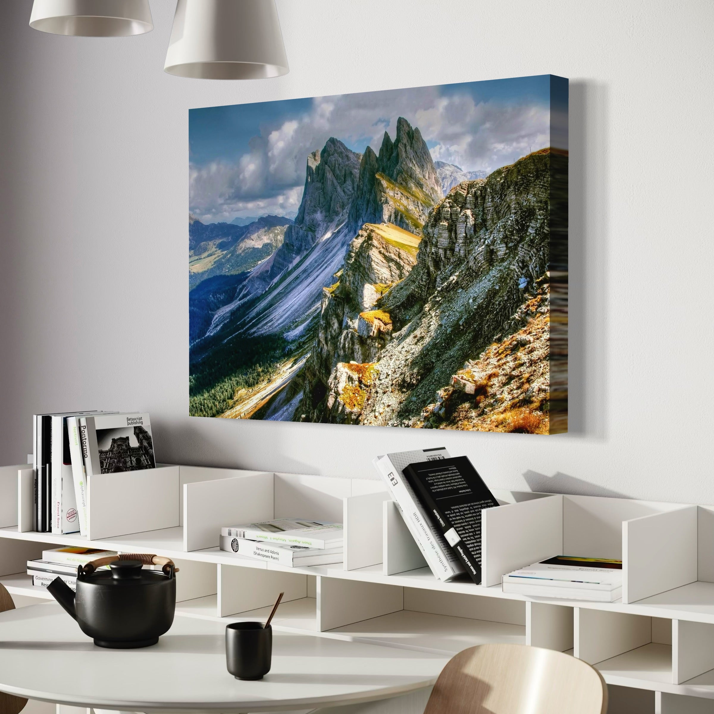 Into the Dolomites - Moderno Wall Art Wall Art