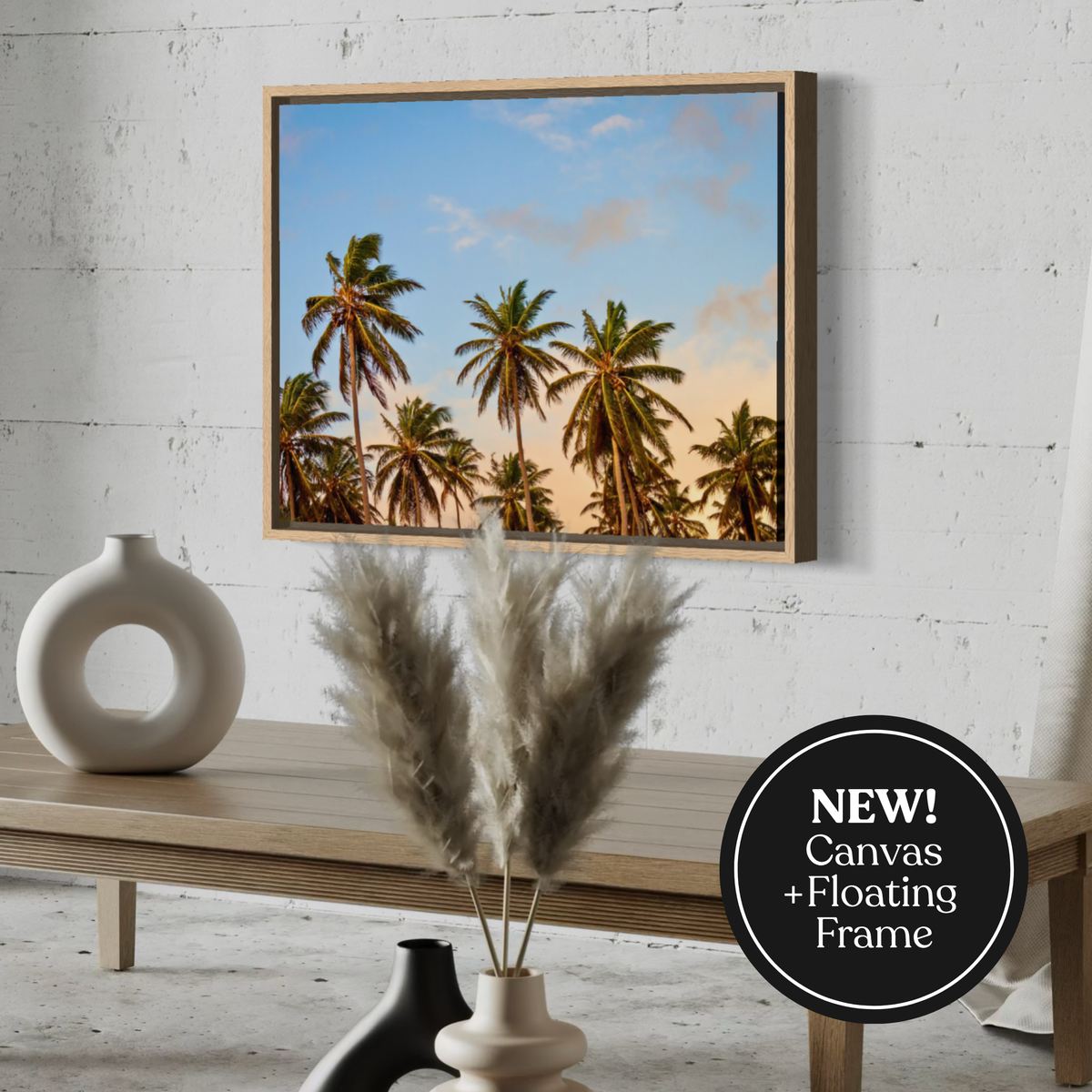 Palms and Painted Sky