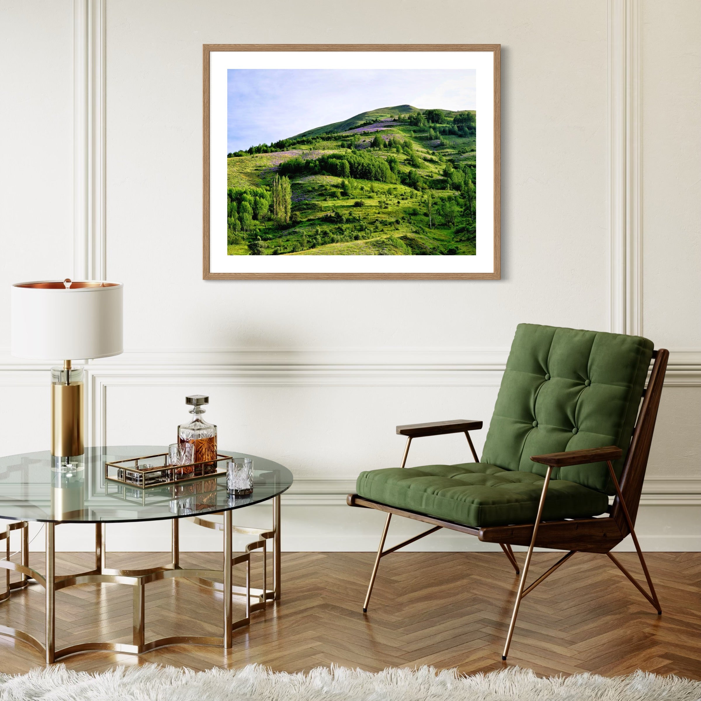 Lush Hillside - Moderno Wall Art Wall Art