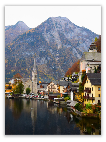 Hallstatt, Austria in Autumn