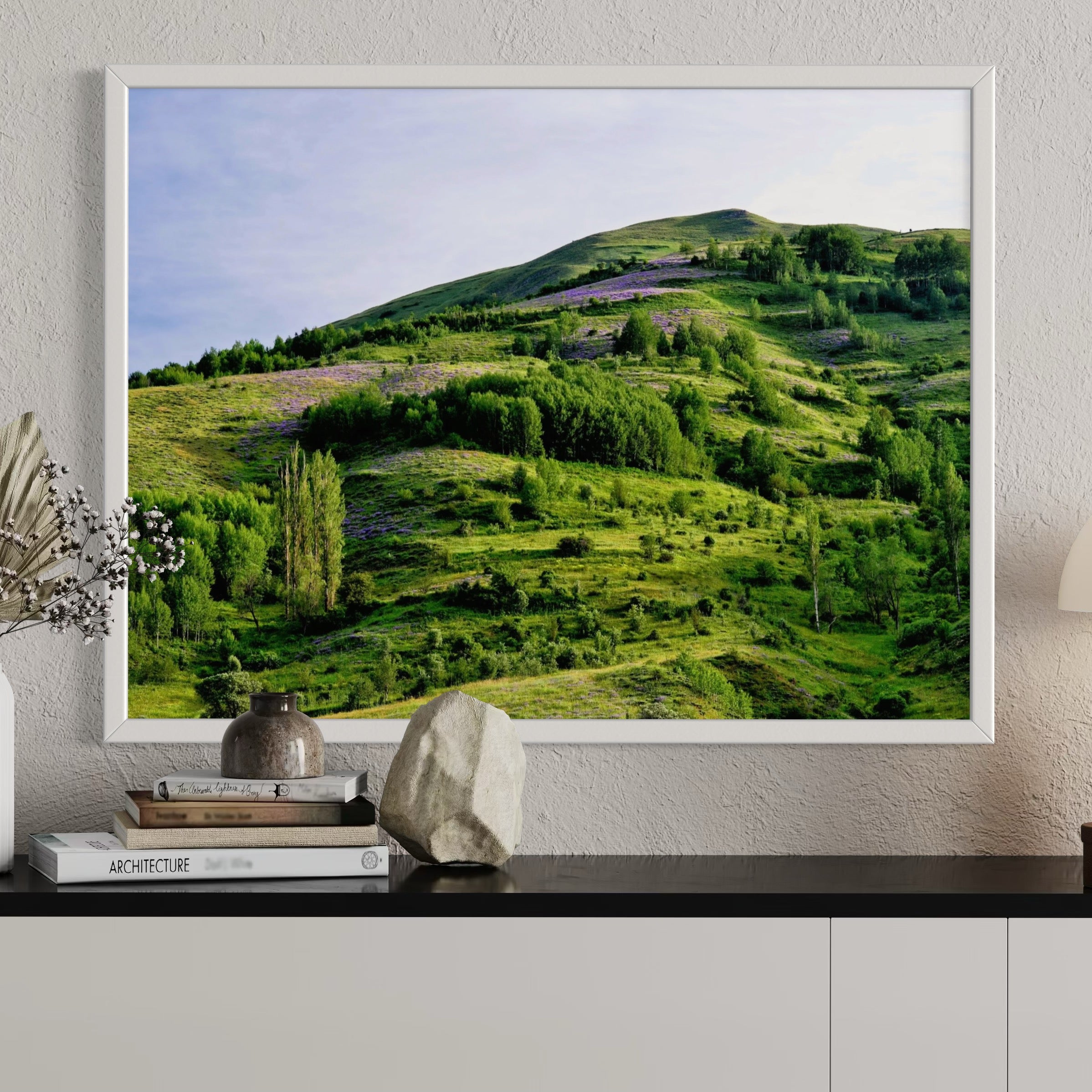 Lush Hillside - Moderno Wall Art Wall Art