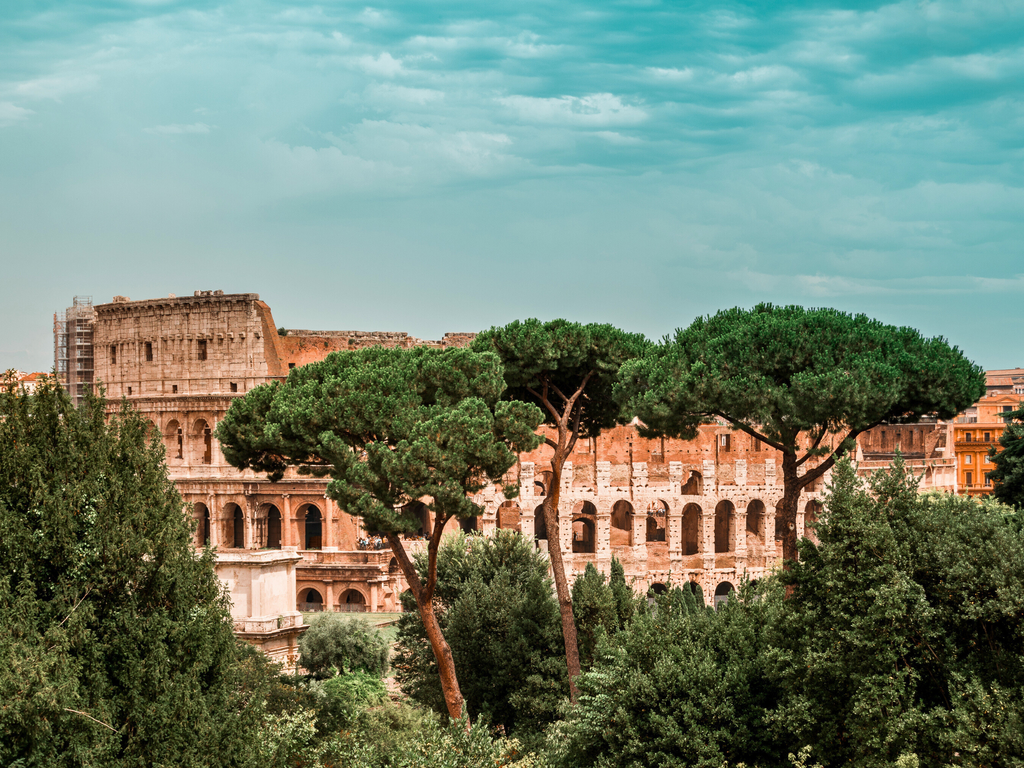 Colosseum Through the Trees