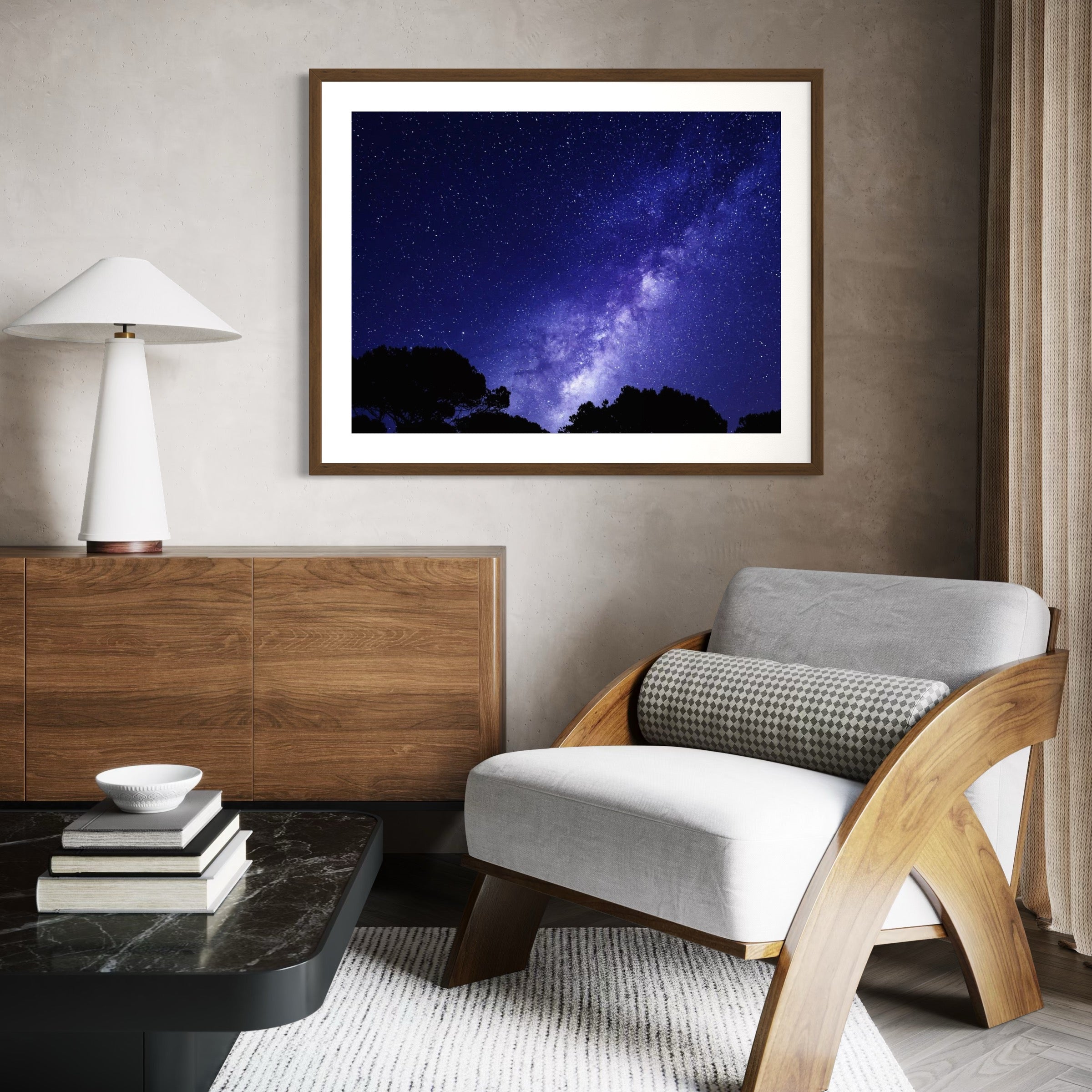 Starlit Wilderness - Moderno Wall Art Wall Art
