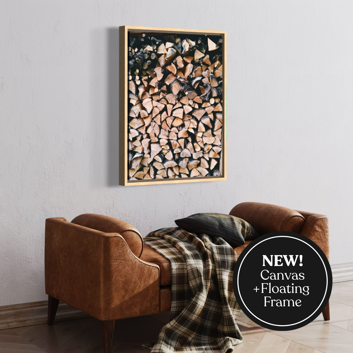 Tas de bois d'automne
