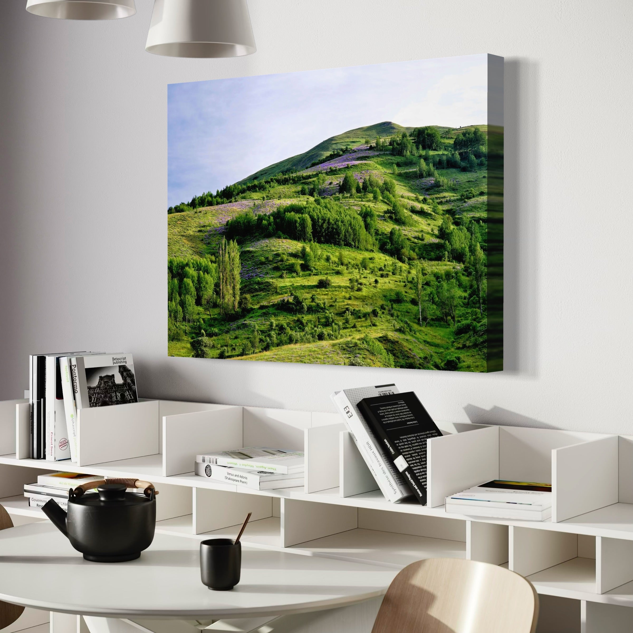 Lush Hillside - Moderno Wall Art Wall Art