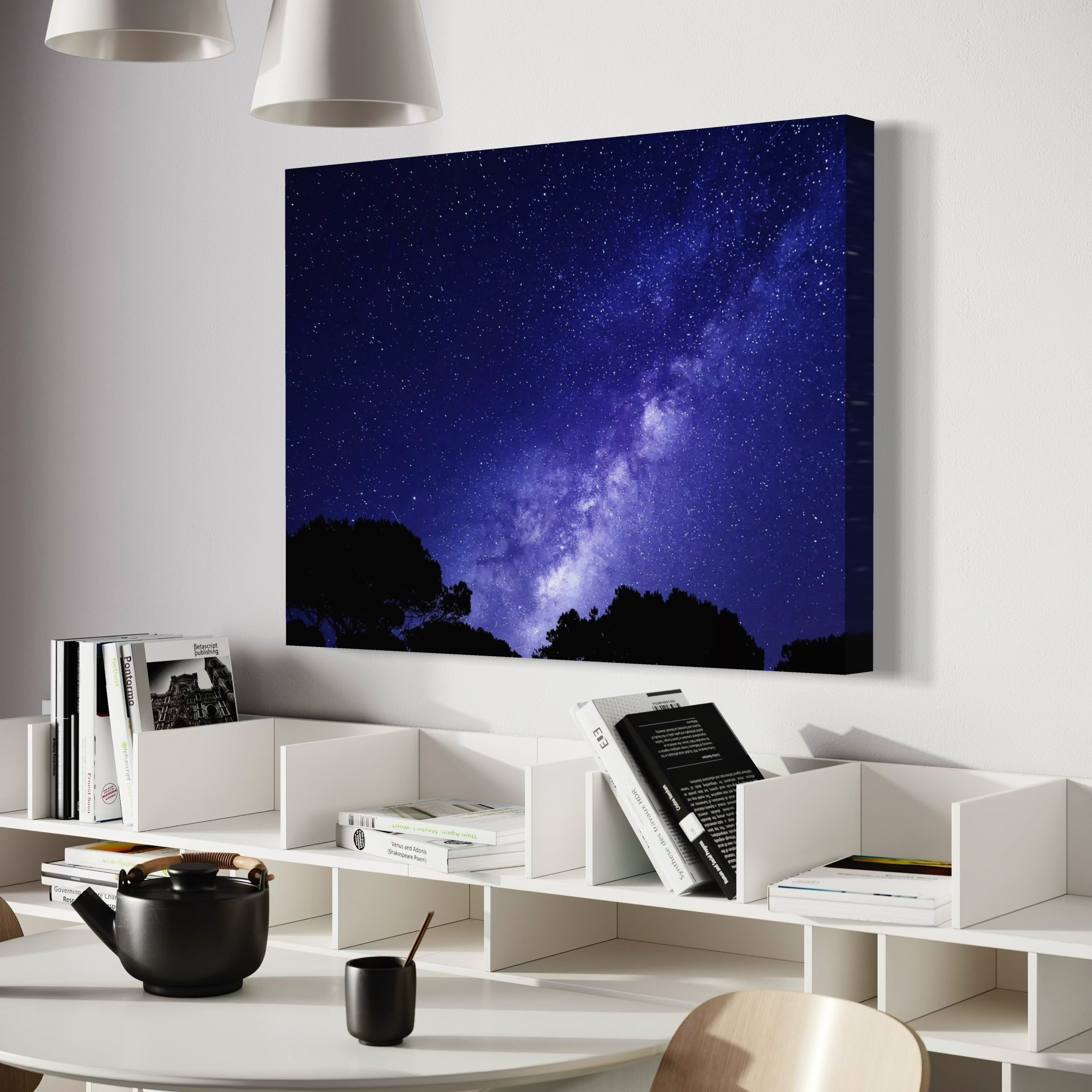 Starlit Wilderness - Moderno Wall Art Wall Art