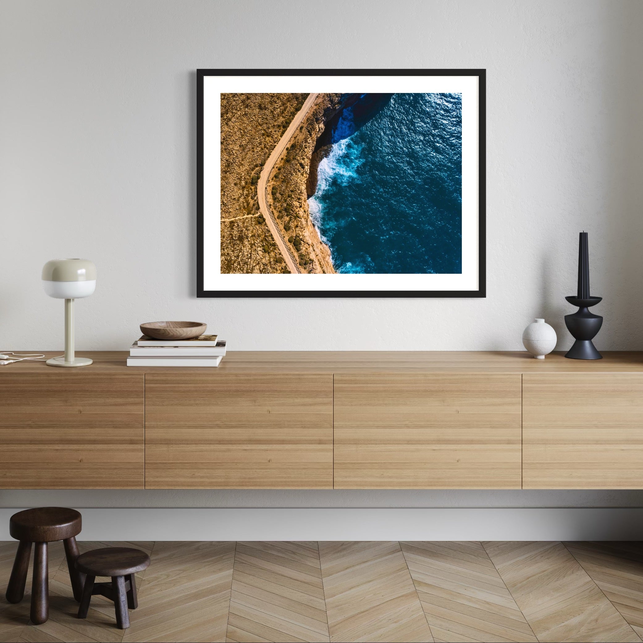 Coastal Curve - Moderno Wall Art Wall Art