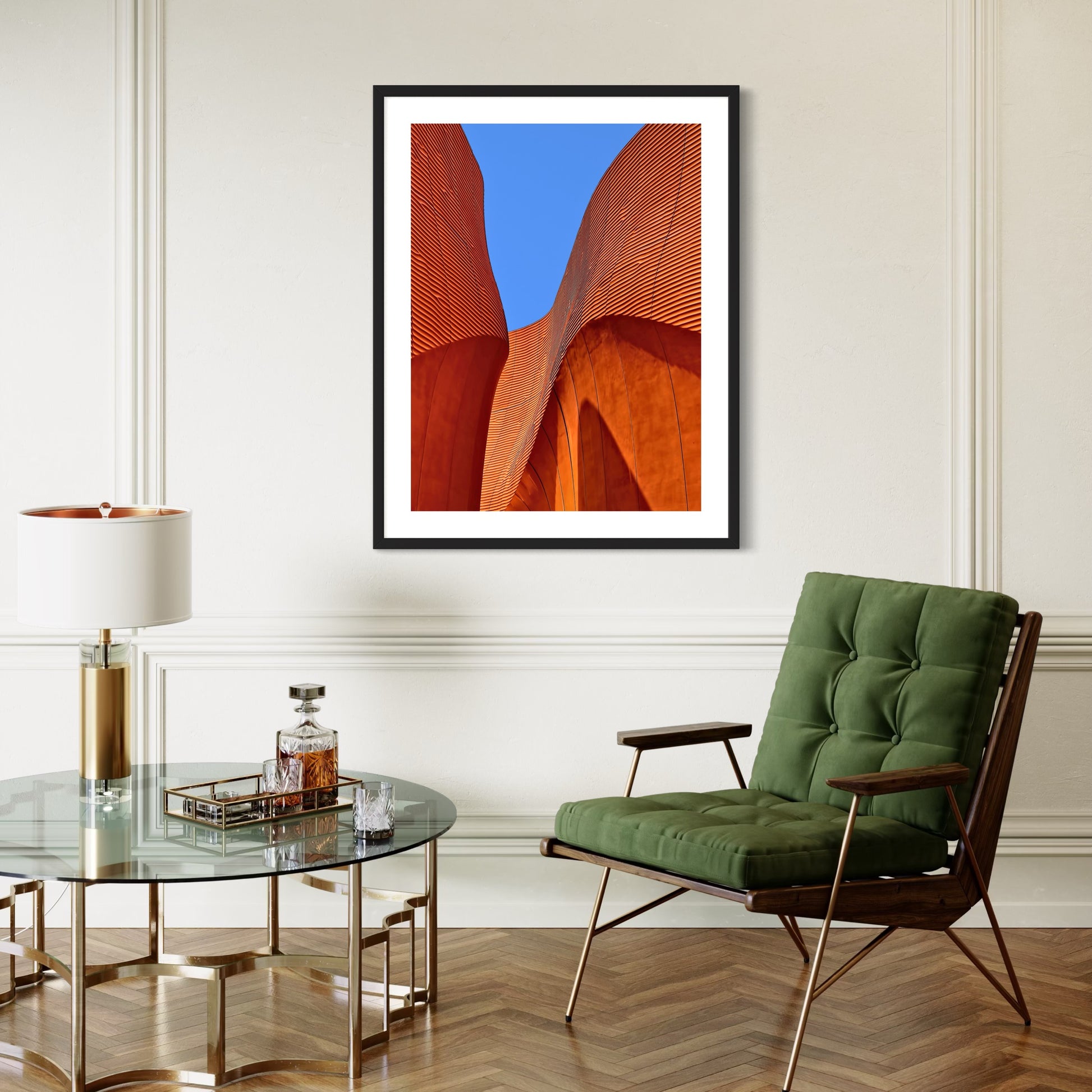 Sculptural Motion - Moderno Wall Art Wall Art