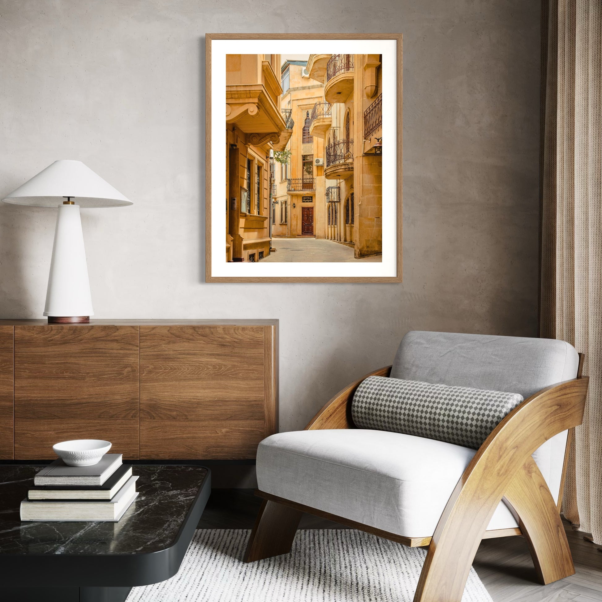 Golden Passage - Moderno Wall Art Wall Art