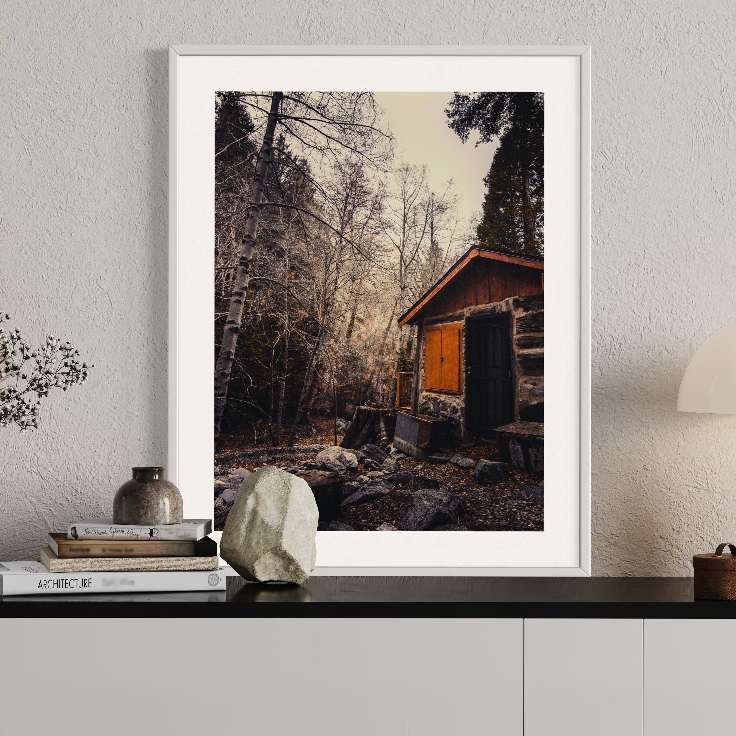 Mysterious Cabin - Moderno Wall Art Wall Art