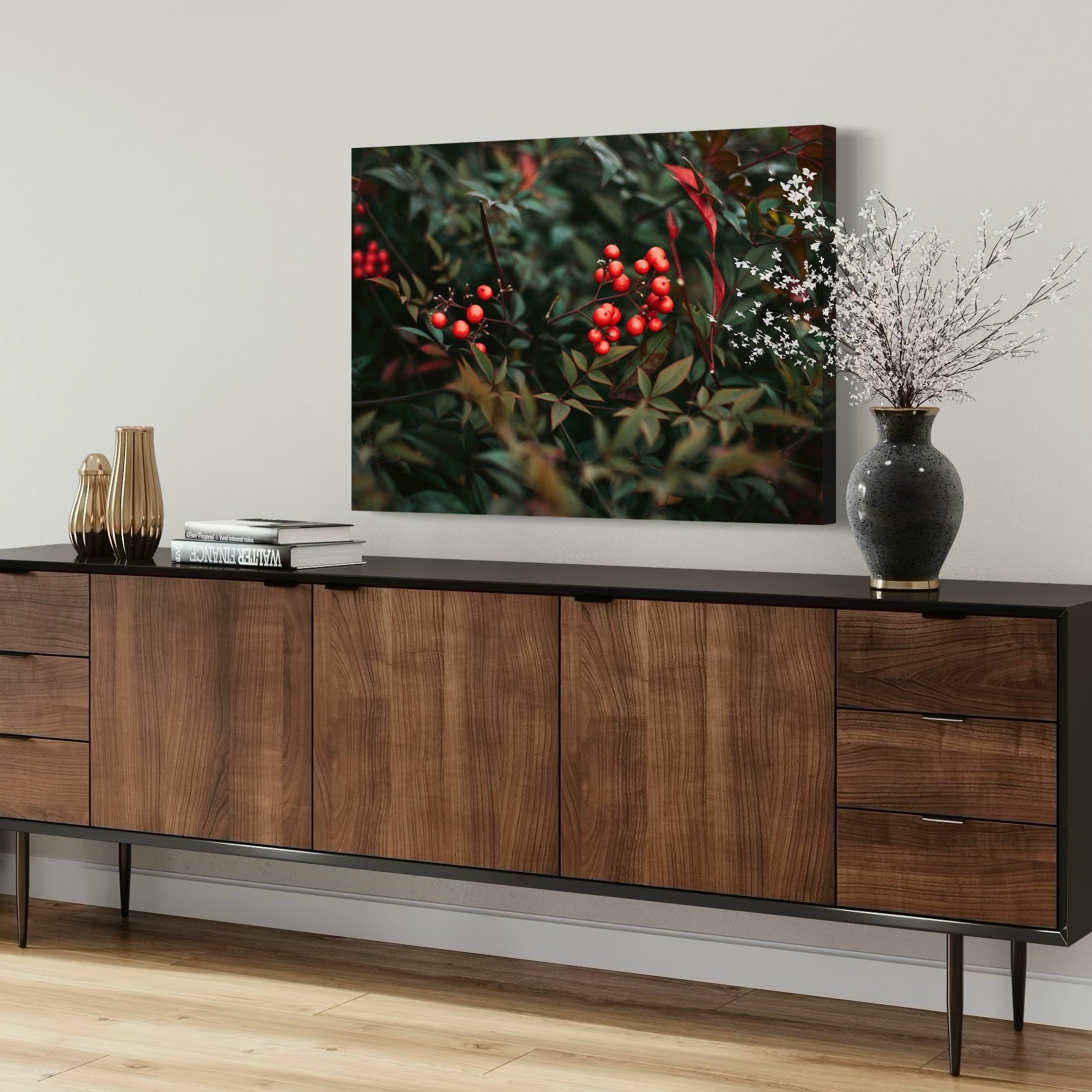 Festive Foliage - Moderno Wall Art Wall Art