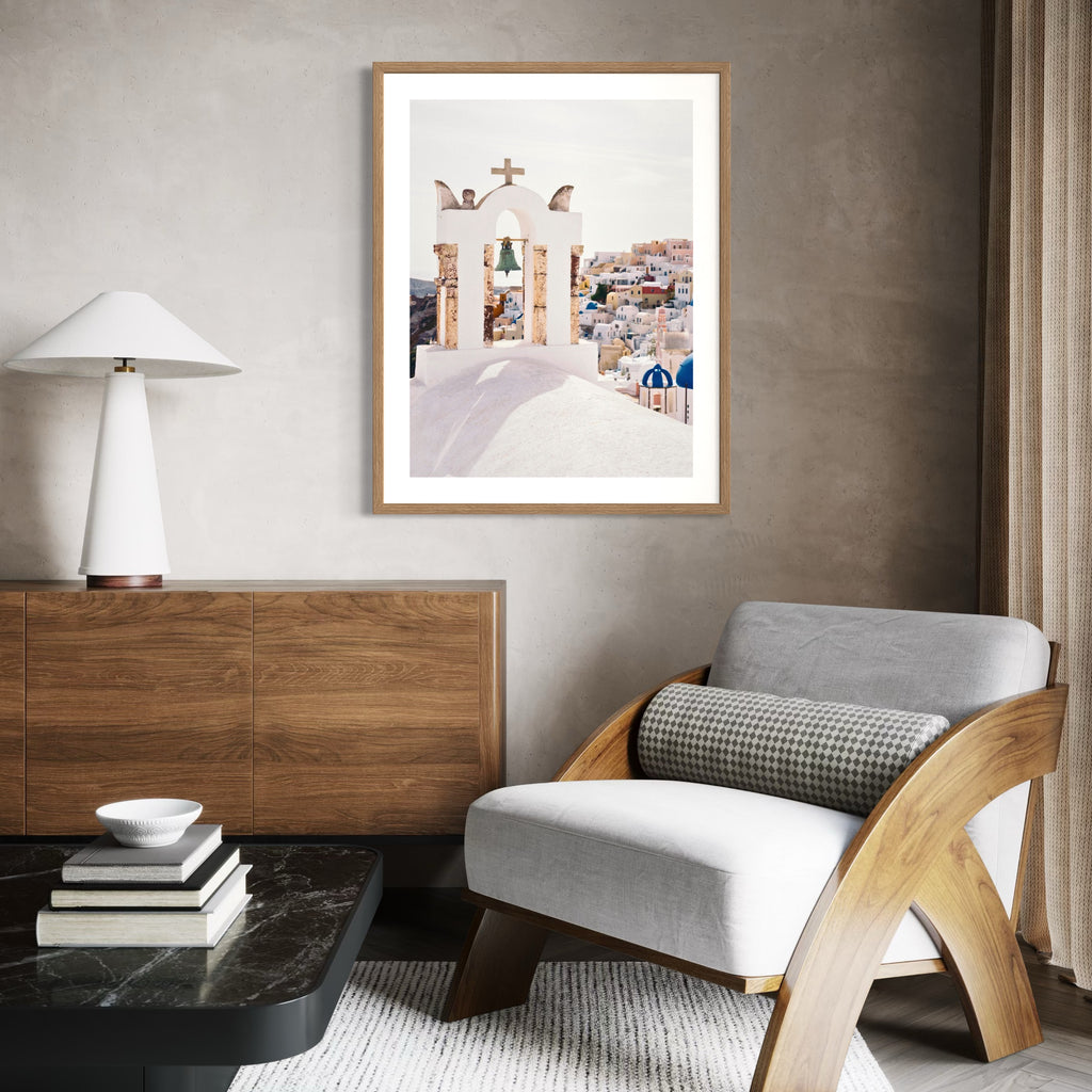 Bell Tower of Santorini - Moderno Wall Art Wall Art