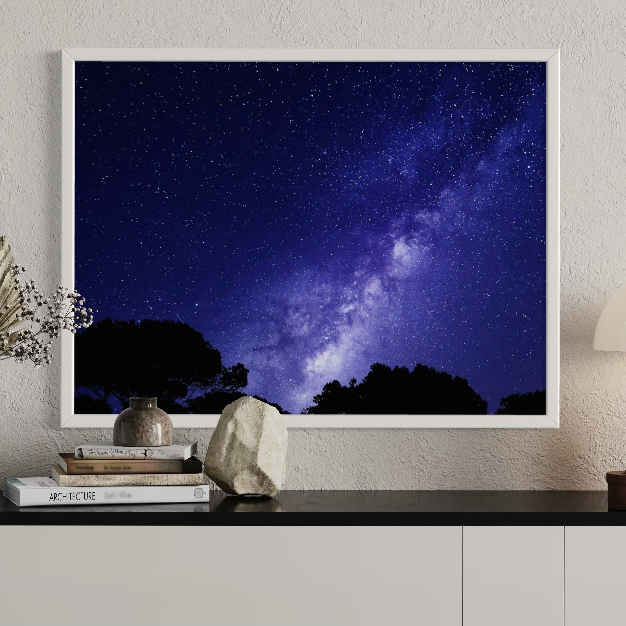 Starlit Wilderness - Moderno Wall Art Wall Art