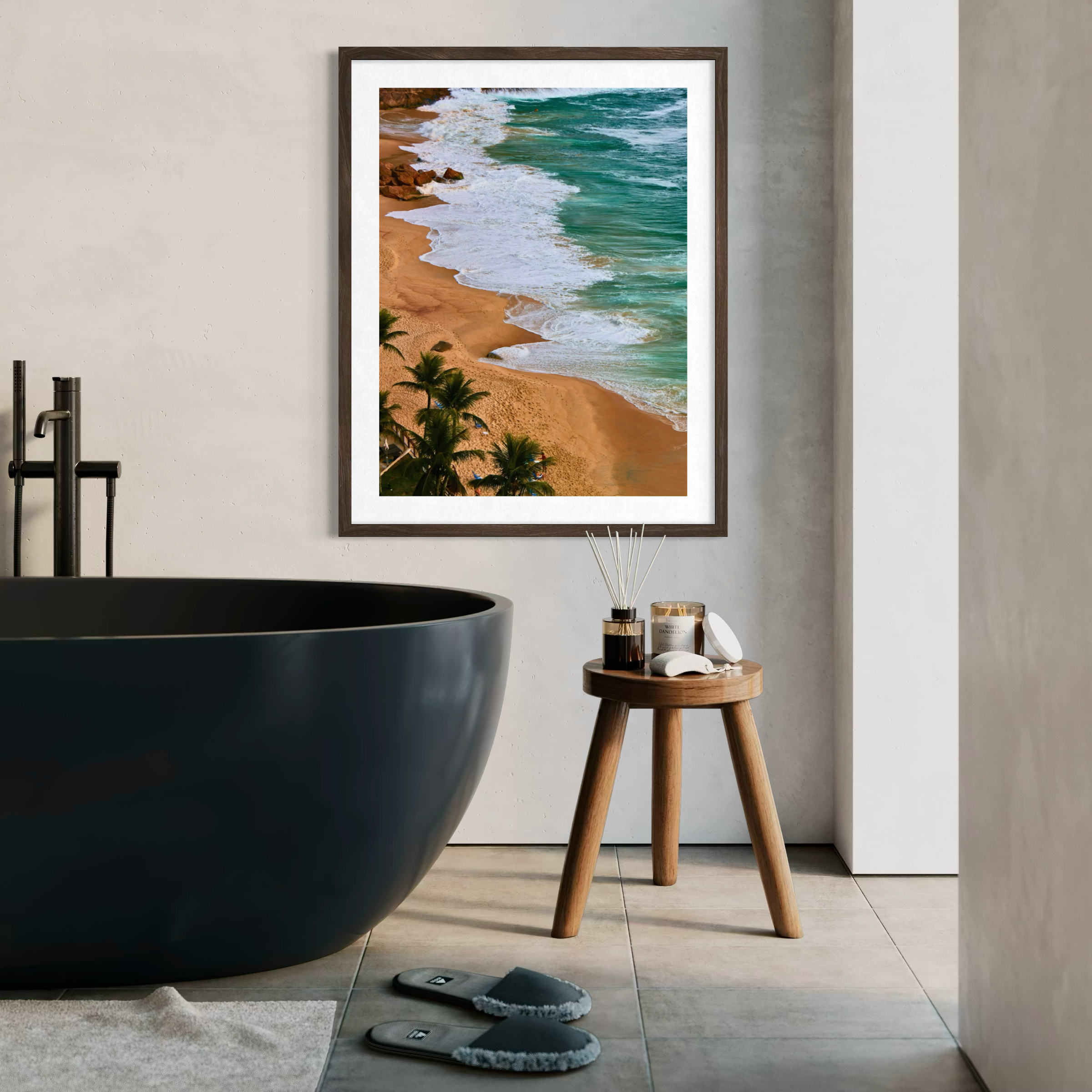 La tranquila costa de Río