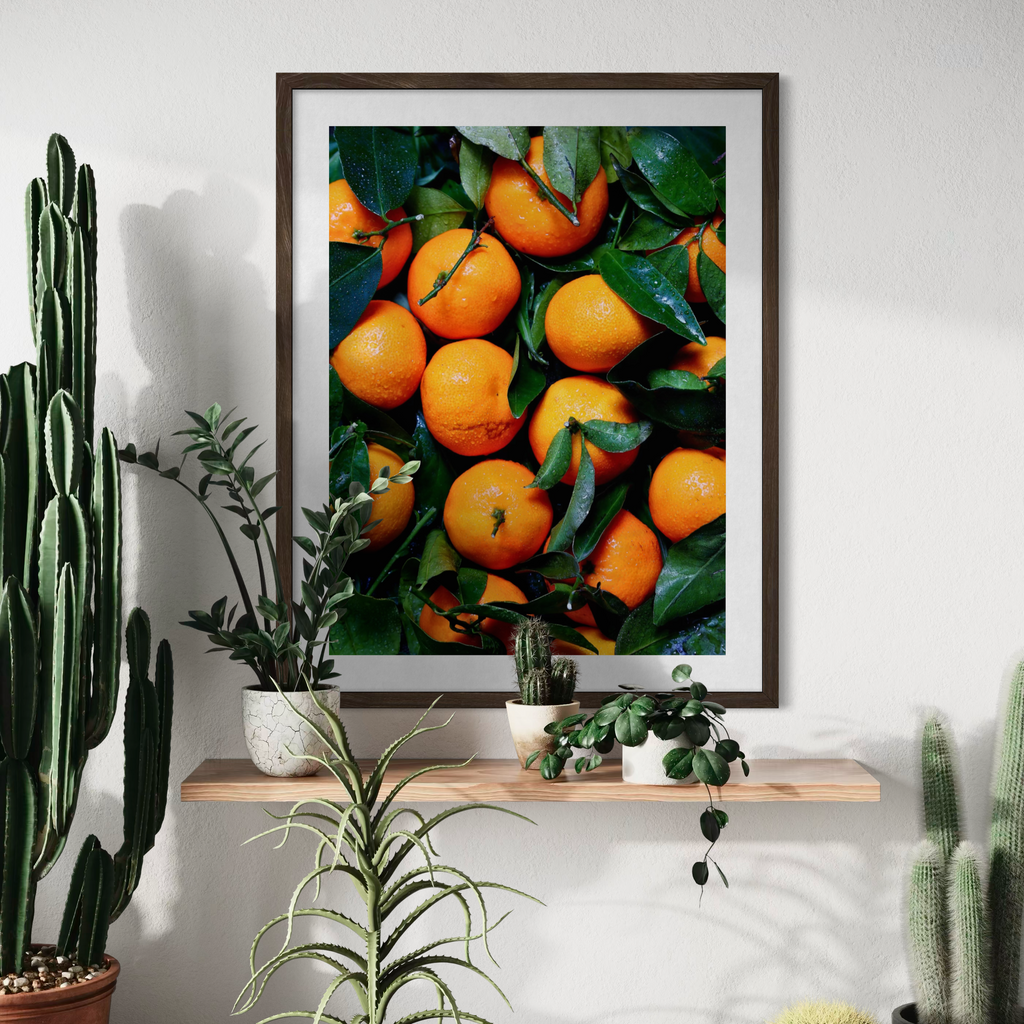 Naranjas recién lavadas
