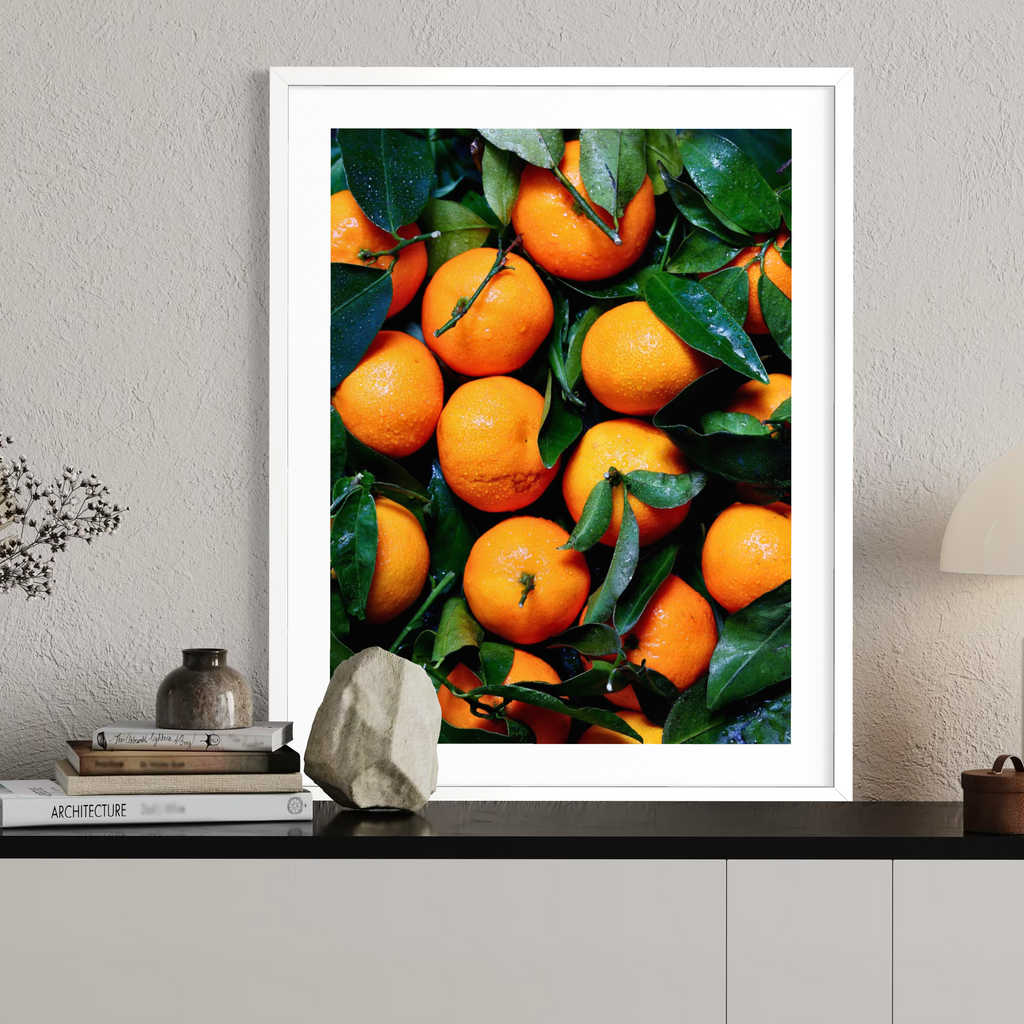 Naranjas recién lavadas